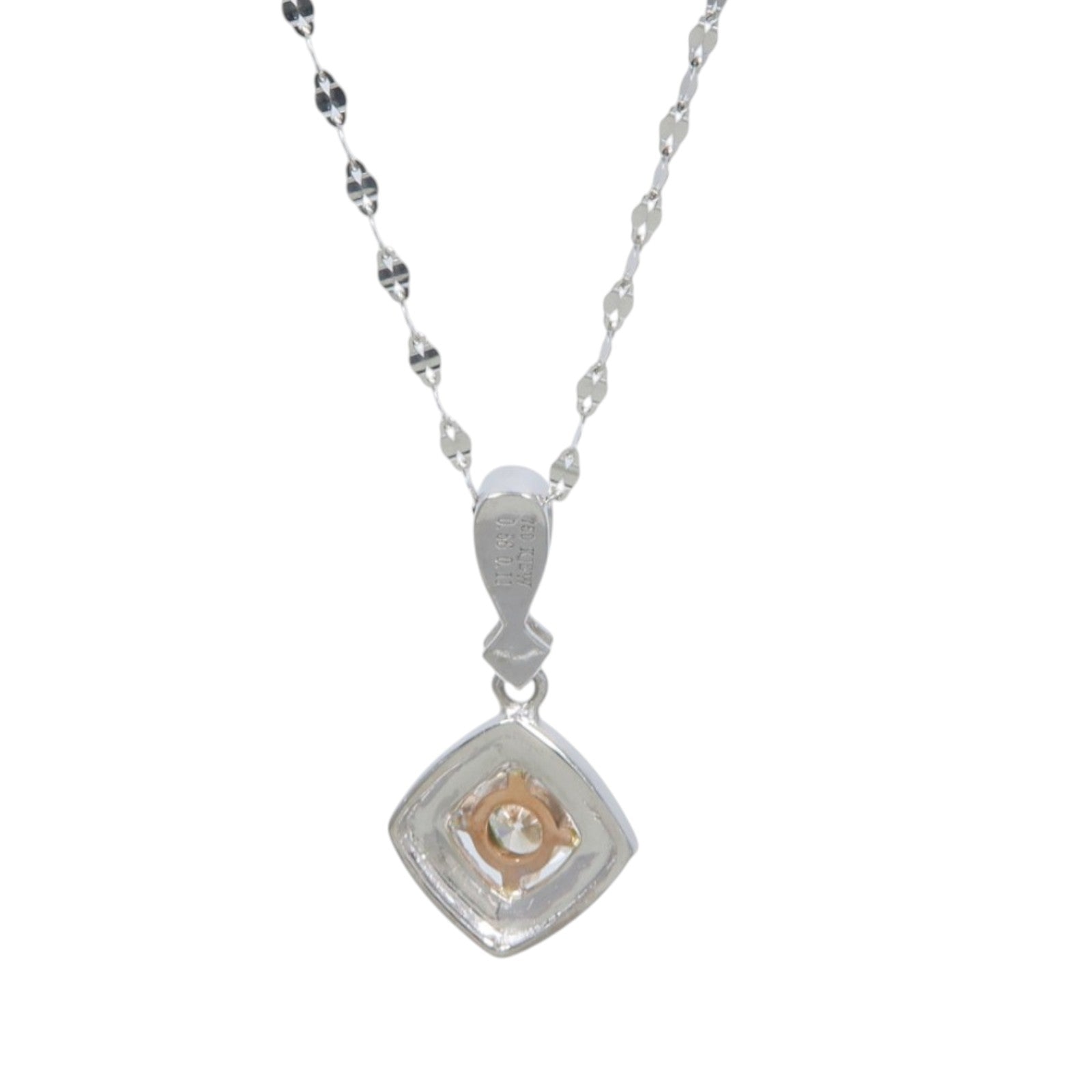 JEWELRY 18K玫瑰金/14K白金Diamond Necklace鑽石項鍊