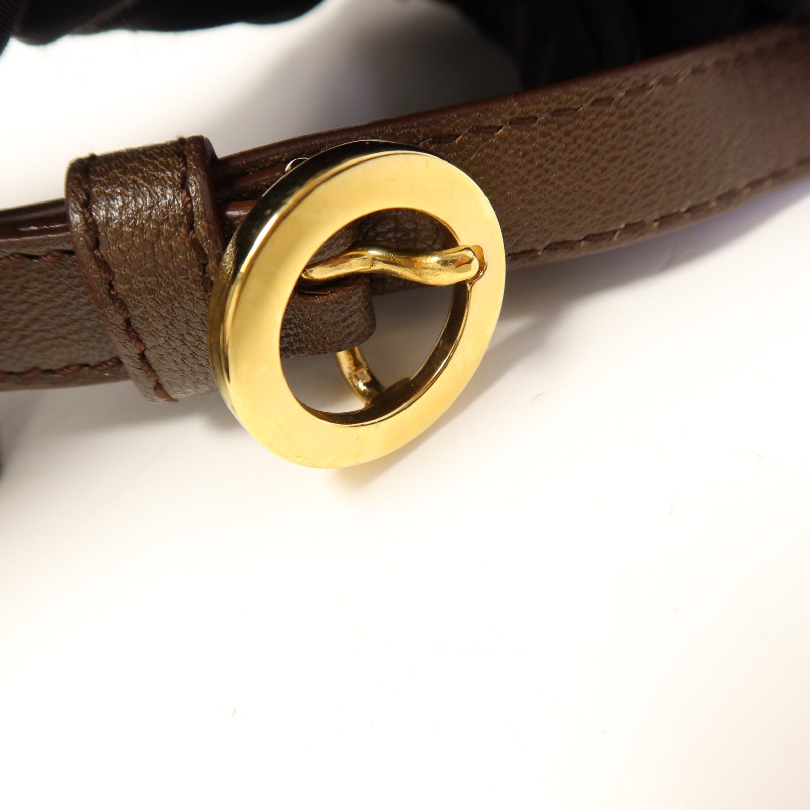 BVLGARI 牛皮皮革2 Way Shoulder Bag金扣手挽肩背兩用袋