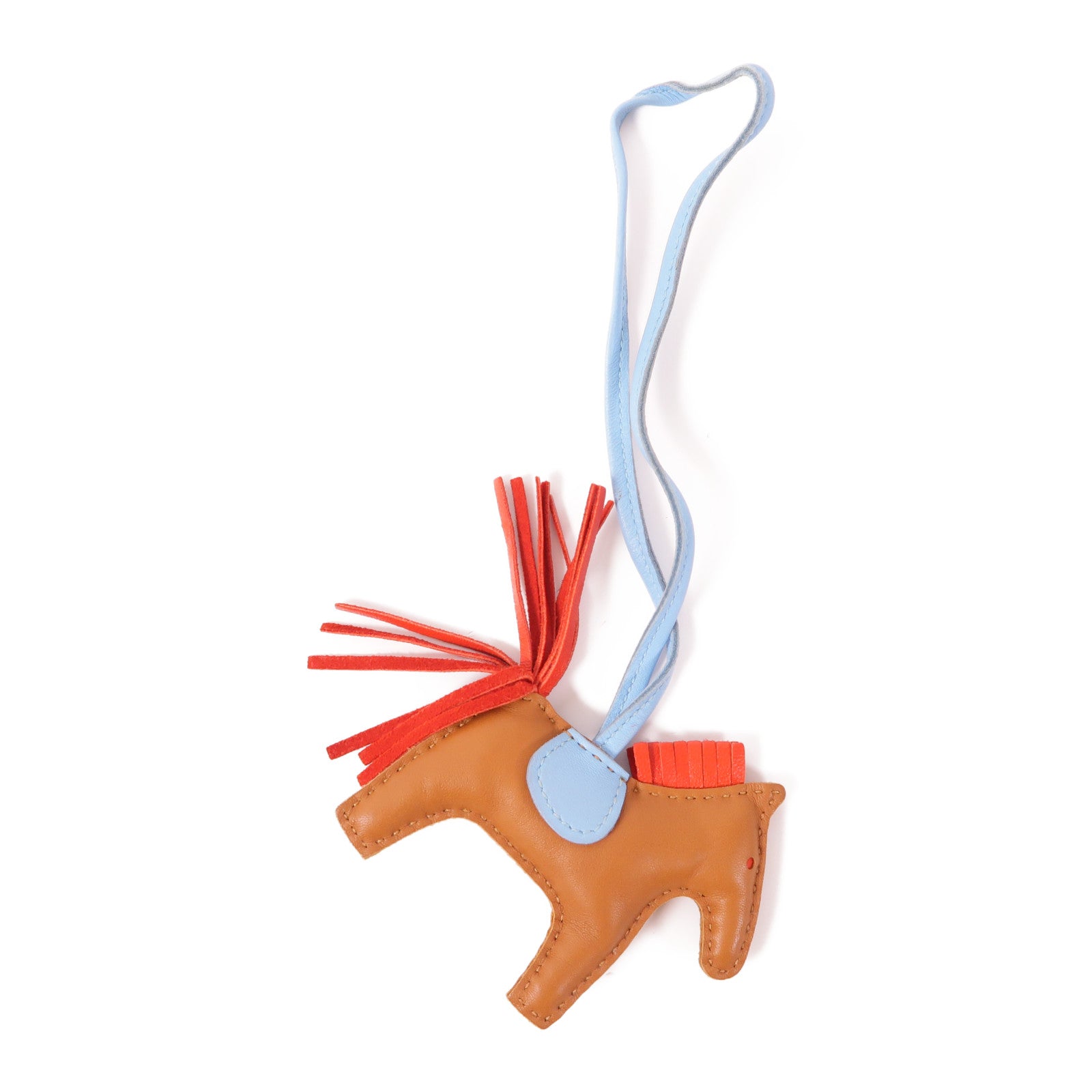 HERMES Milo皮革Rodeo PM掛飾