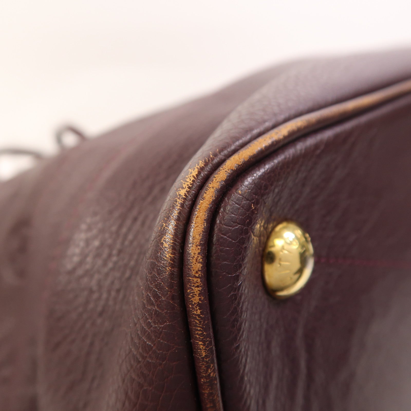 LOUIS VUITTON Monogram Empreinte Citadine PM金扣肩背袋