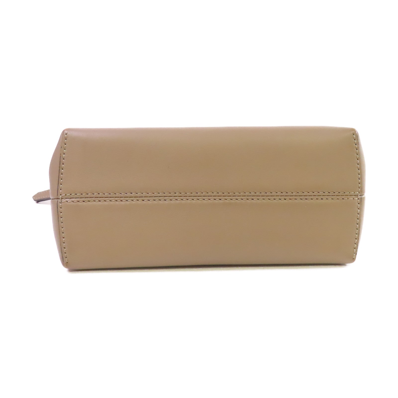 FENDI 牛皮皮革By The Way Mini 2Way Shoulder Bag銀扣手挽肩背兩用袋灰色