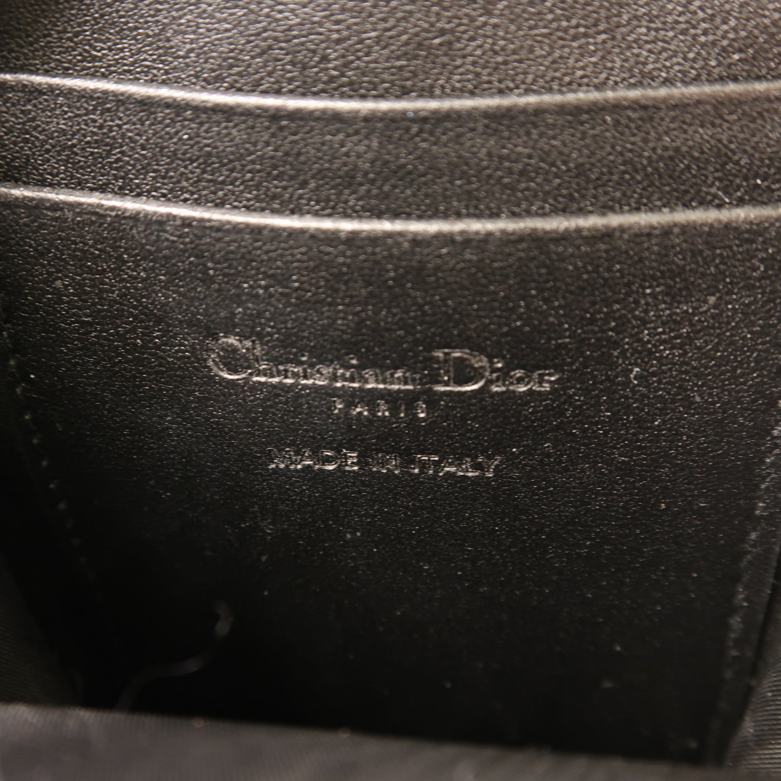 Dior 羊皮皮革Phone Holder金扣鏈帶手機袋