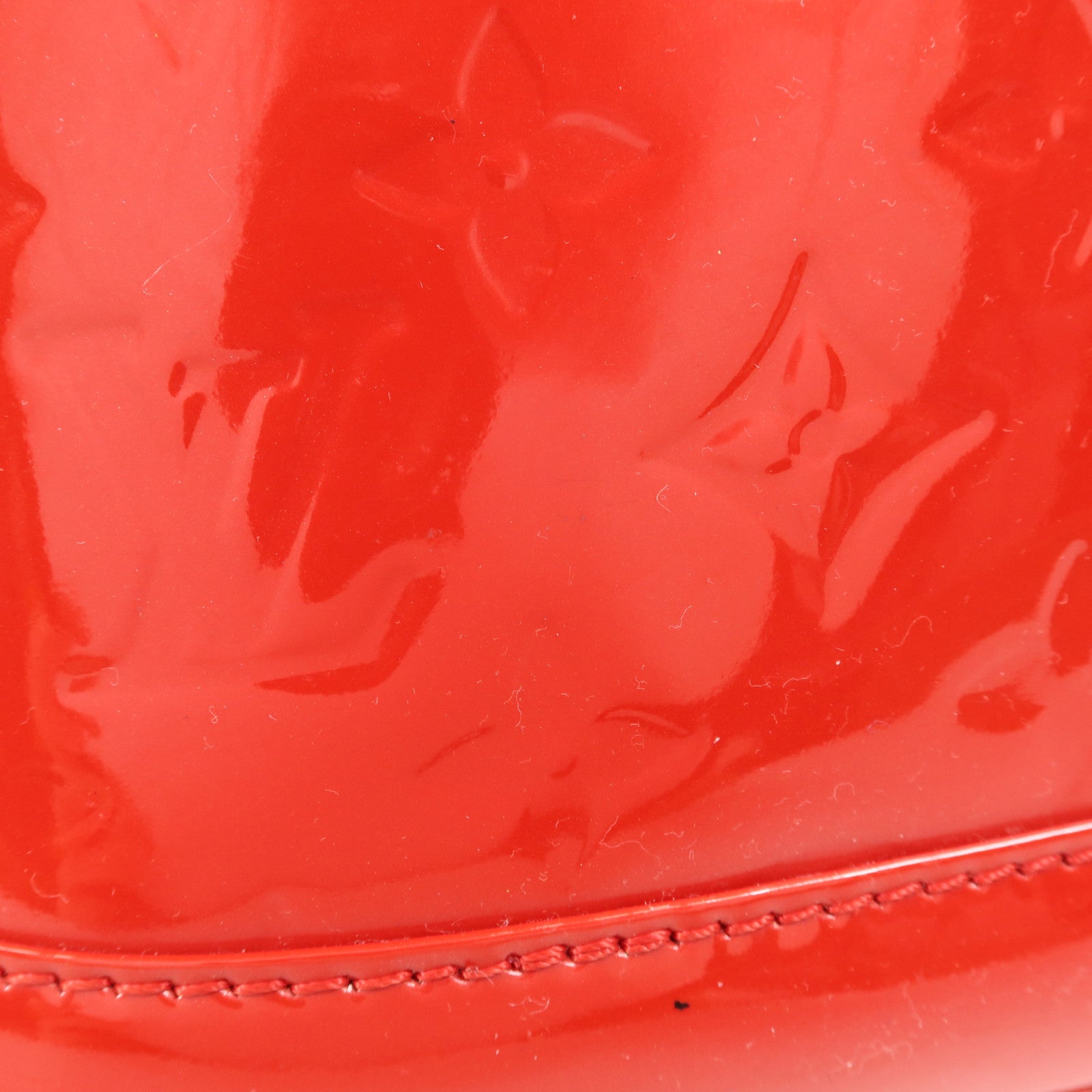 LOUIS VUITTON Monogram Vernis Alma BB金扣手挽肩背兩用袋