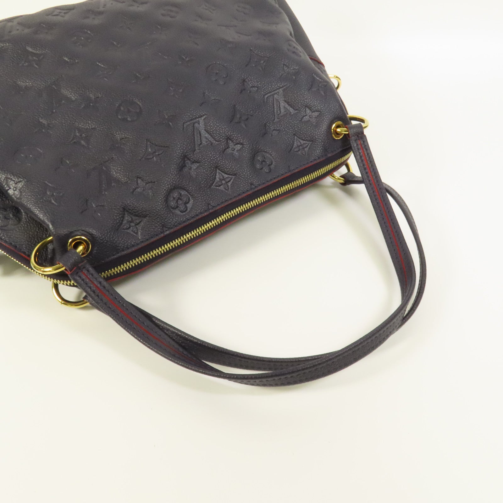 LOUIS VUITTON Monogram Empreinte Ponthieu PM金扣手挽肩背兩用袋