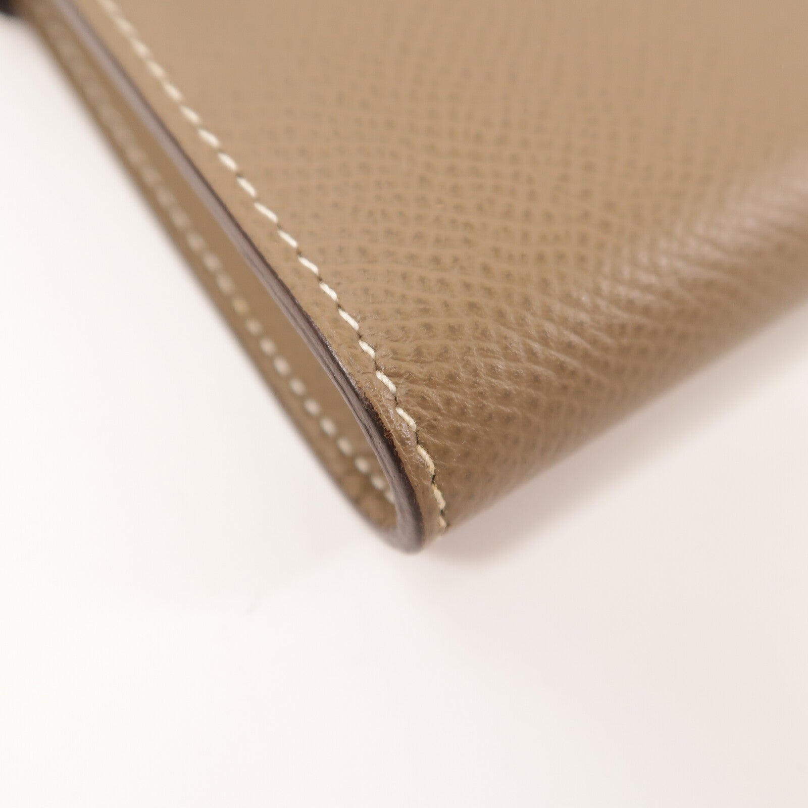 HERMES Epsom皮革Kelly Long Wallet長錢包Etoupe