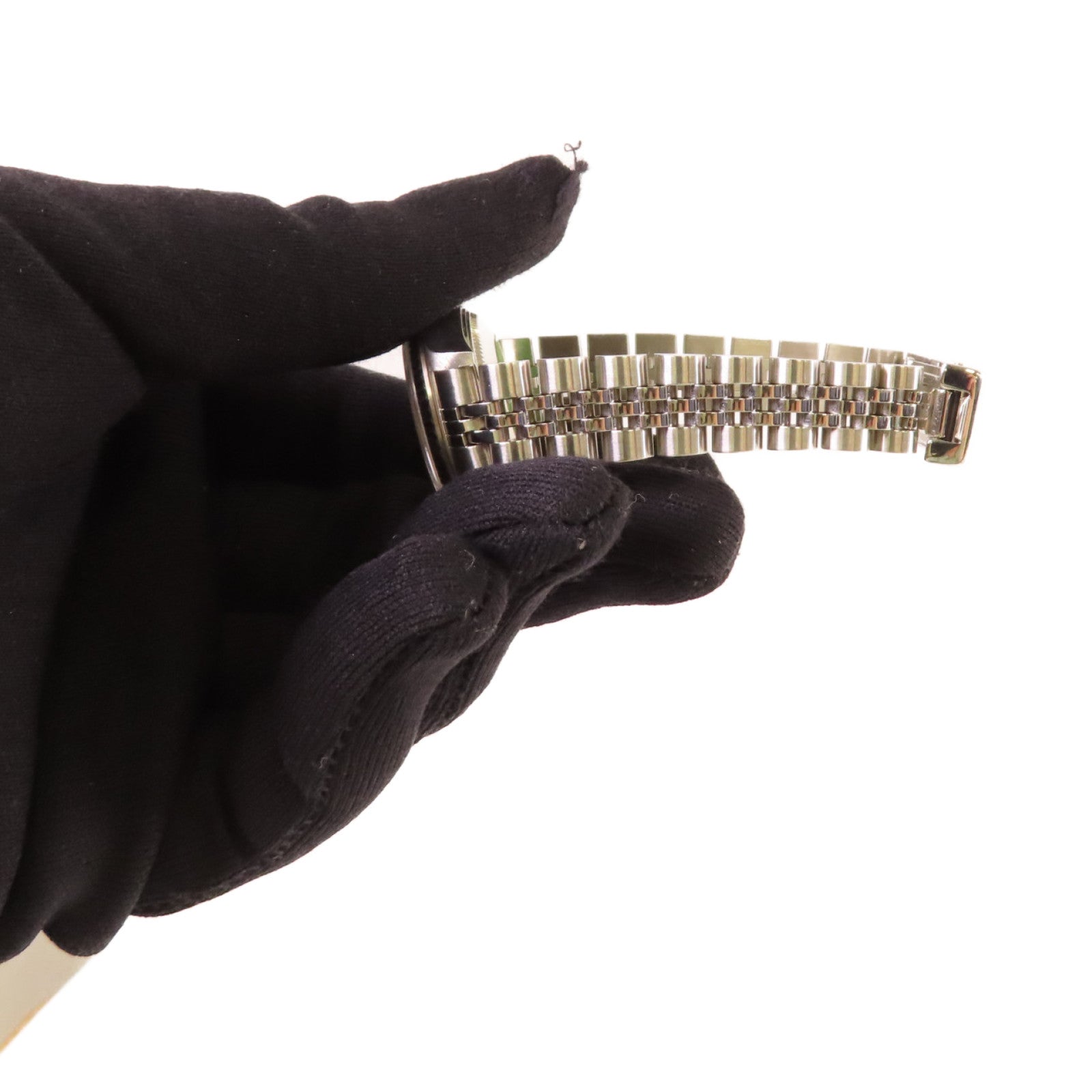 ROLEX Datejust 26mm Watch鑽石/不鏽鋼自動機芯手錶黑色