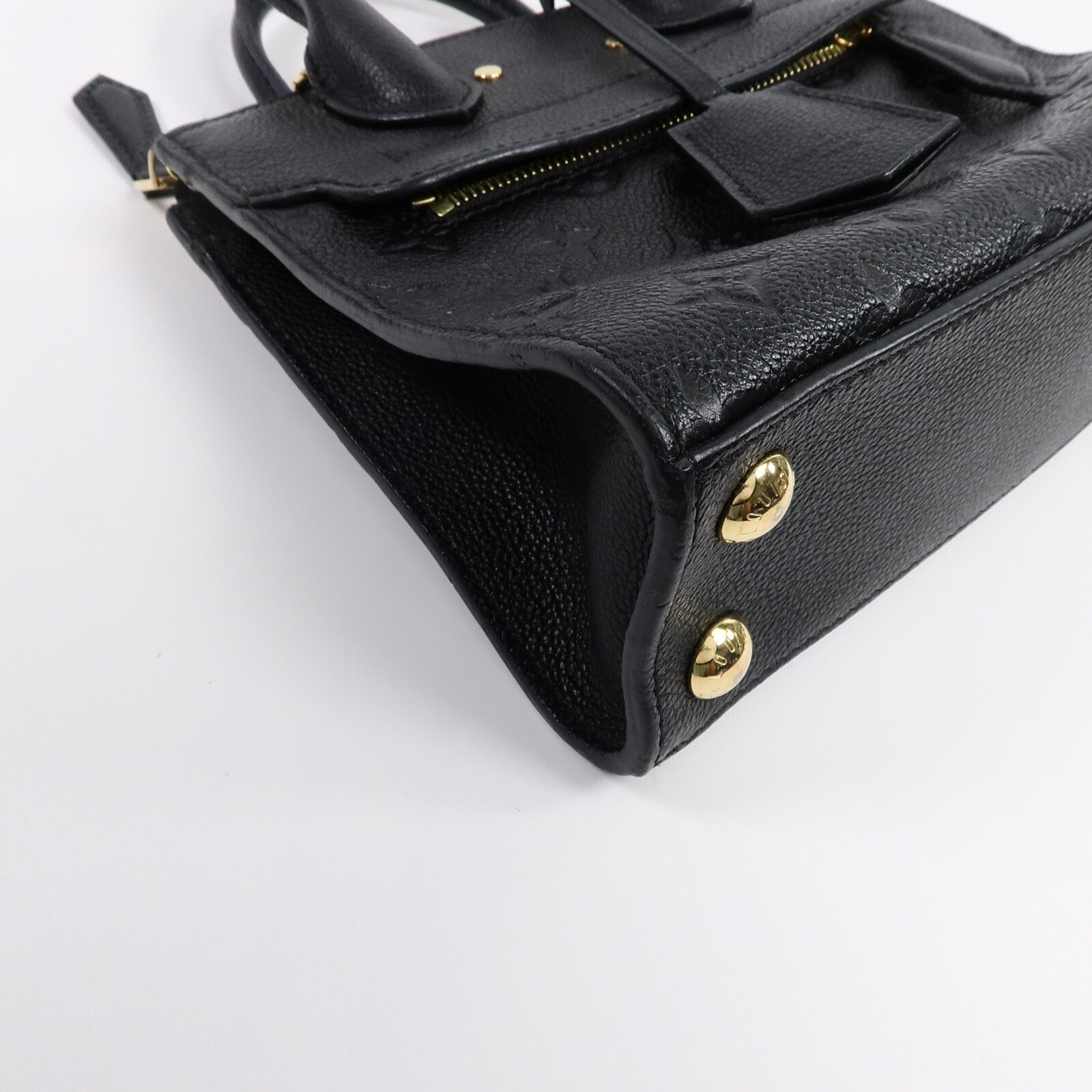 LOUIS VUITTON Monogram Empreinte Pont Neuf Mini金扣手挽肩背兩用袋