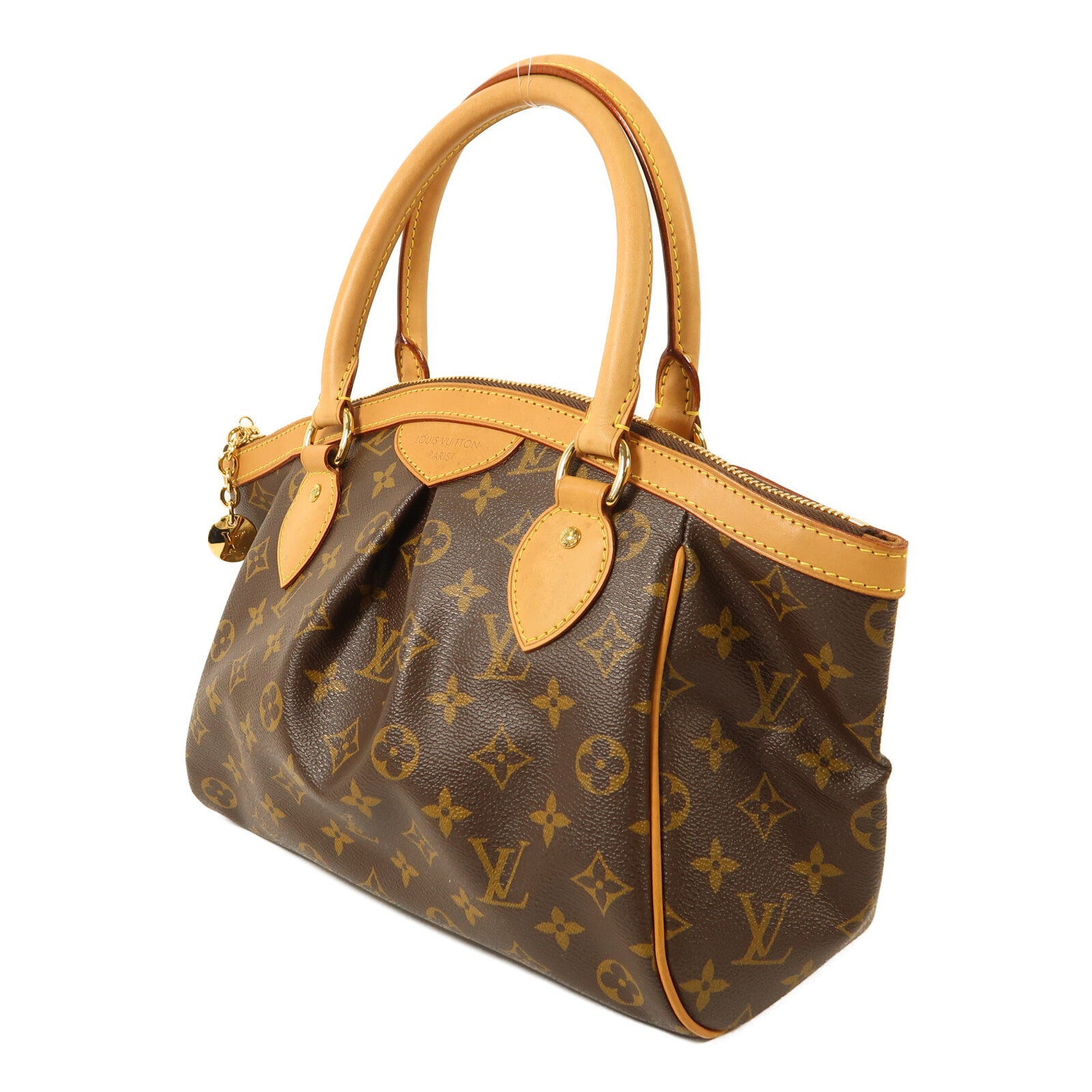 LOUIS VUITTON Monogram Tivoli PM金扣手挽袋