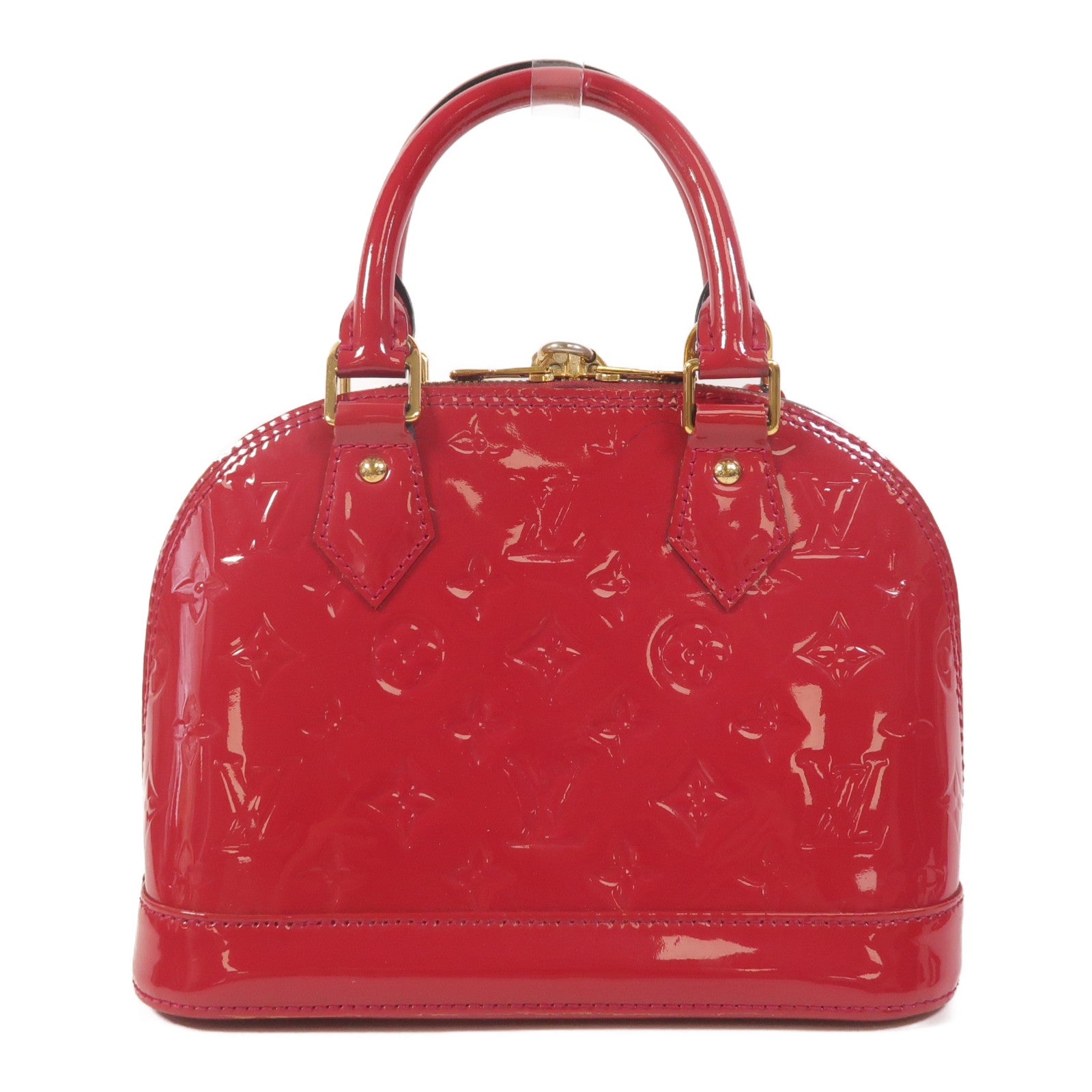 LOUIS VUITTON Monogram Vernis Alma BB手挽肩背兩用袋