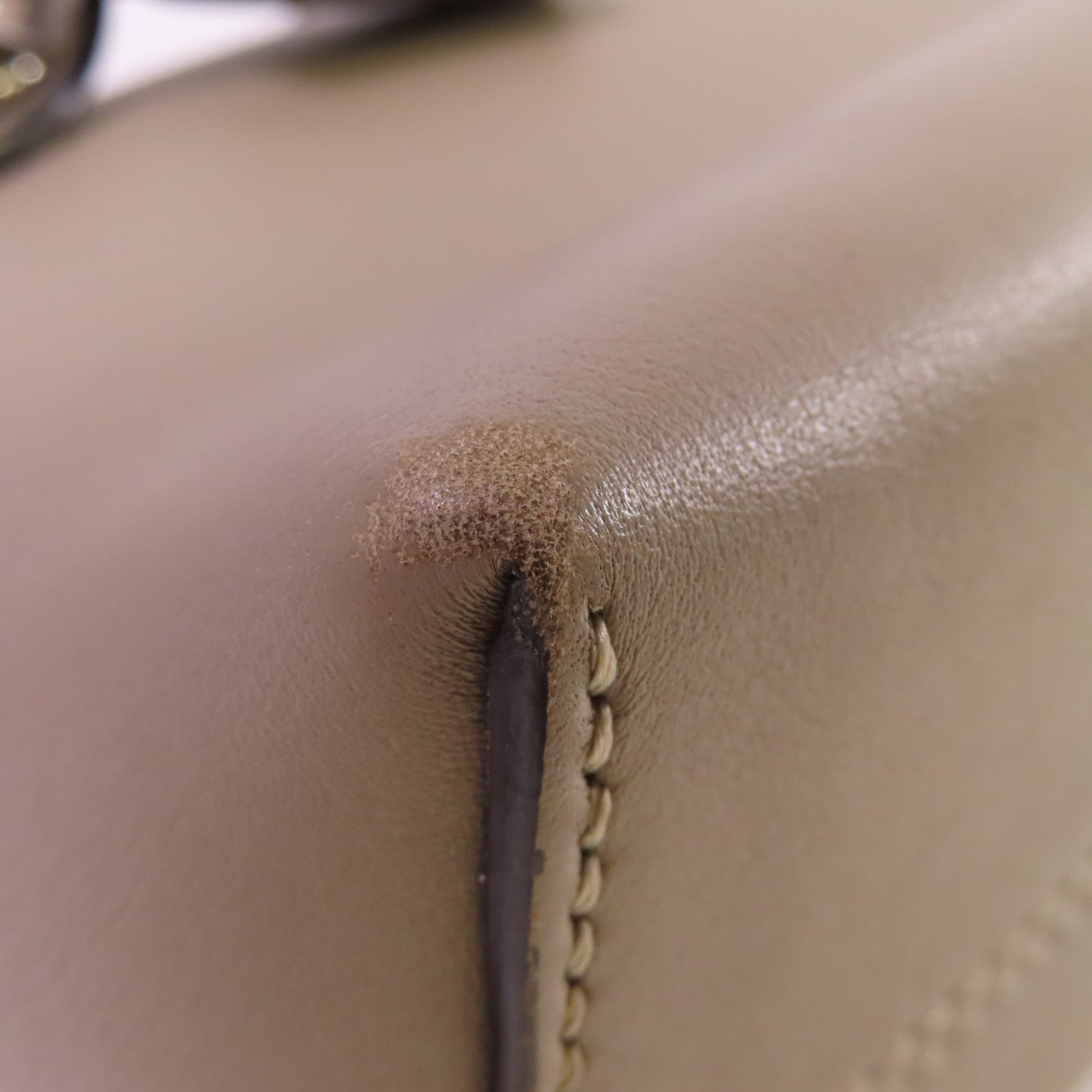 FENDI 牛皮皮革By The Way Mini 2Way Shoulder Bag銀扣手挽肩背兩用袋灰色