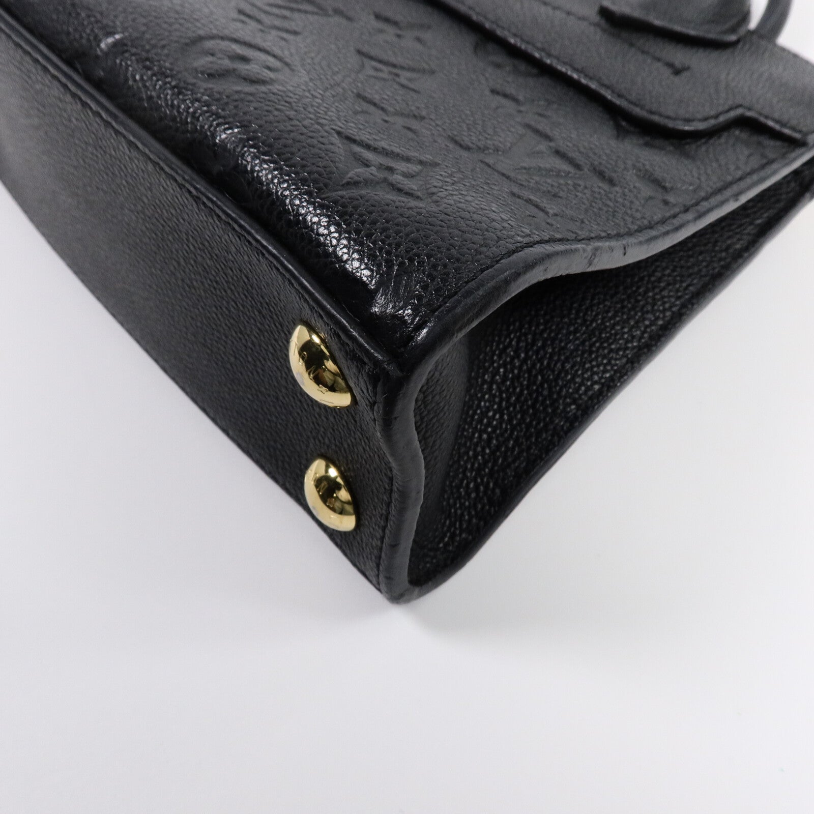 LOUIS VUITTON Monogram Empreinte Pont Neuf Mini金扣手挽肩背兩用袋