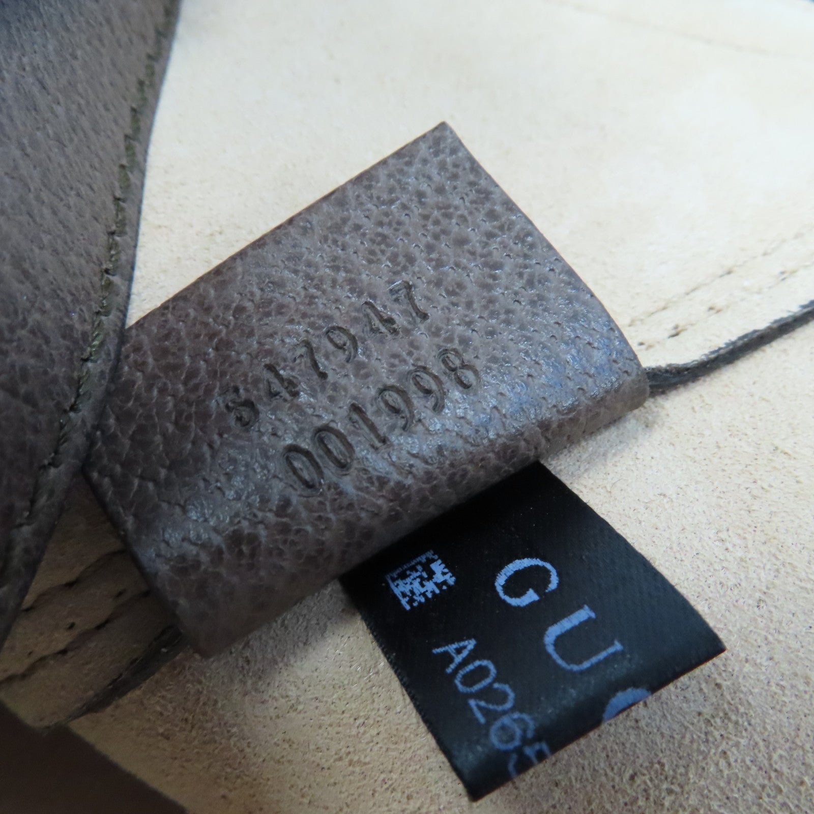 GUCCI 塗層帆布Tote Bag金釦手挽袋啡色
