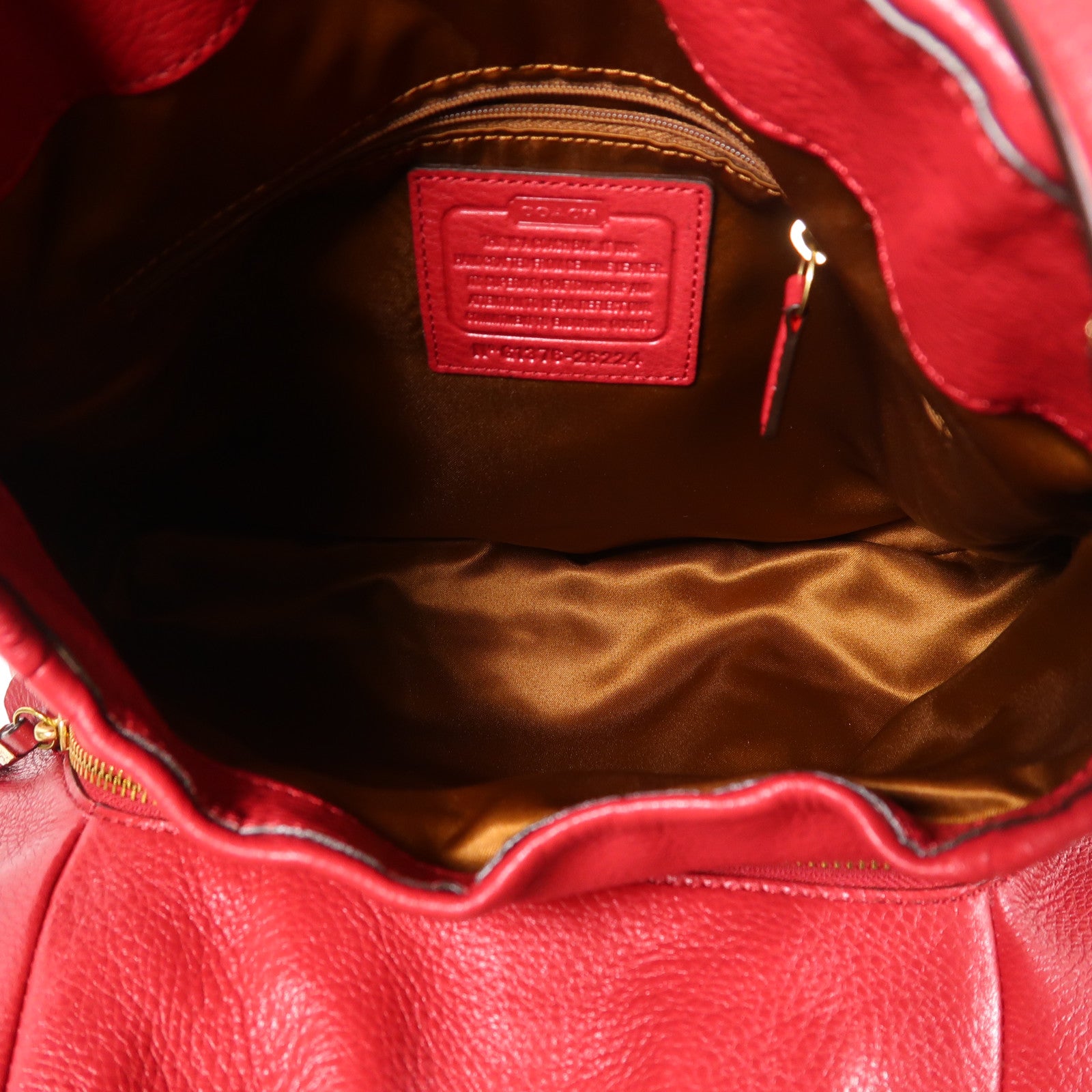 COACH 皮革Shoulder Bag金扣肩背袋