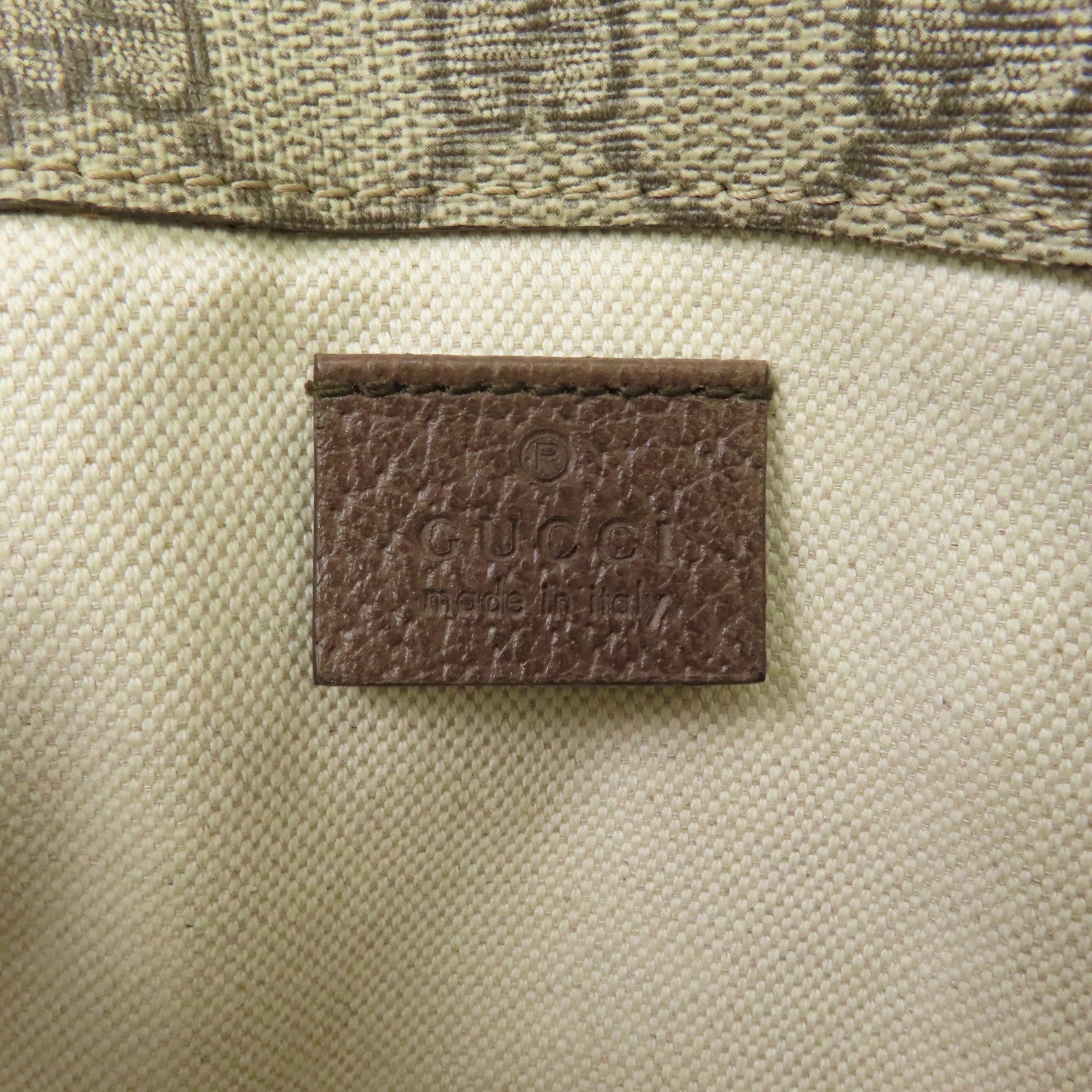 GUCCI 【激減優惠】塗層帆布Neo Vintage GG Supreme金扣腰包啡色