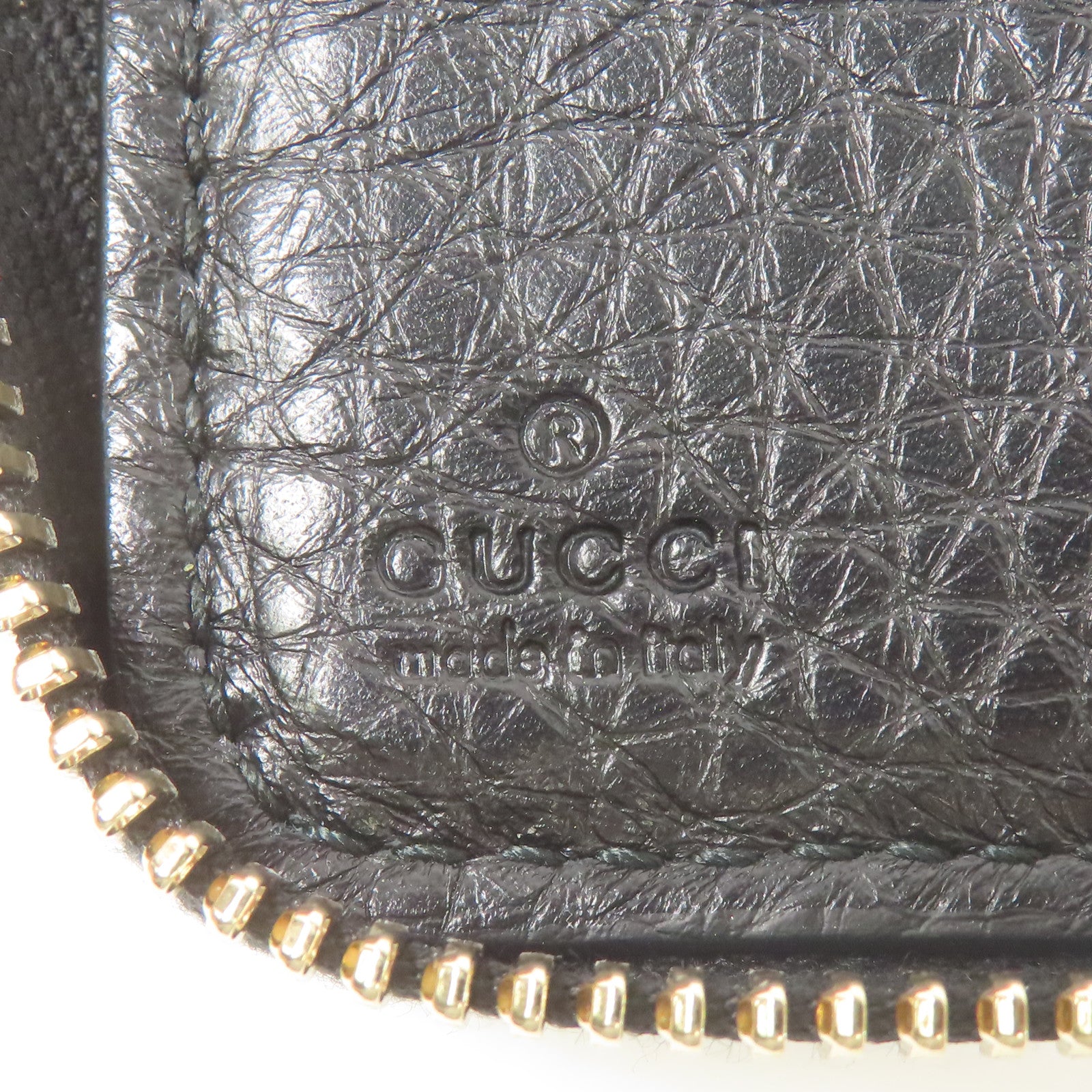 GUCCI 牛皮皮革Wallet金扣錢包