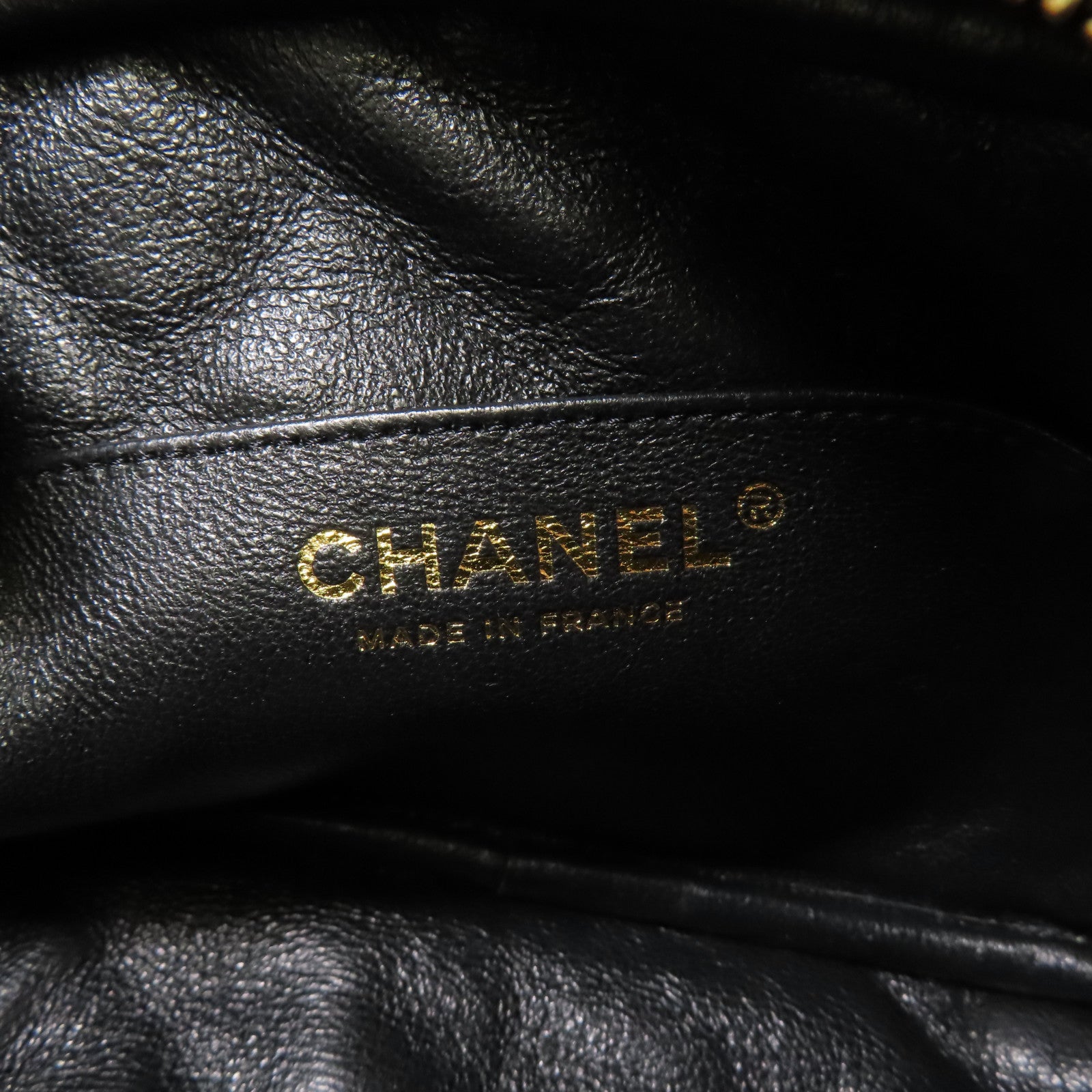 CHANEL 羊皮皮革Chain Shoulder金扣鏈帶肩背袋