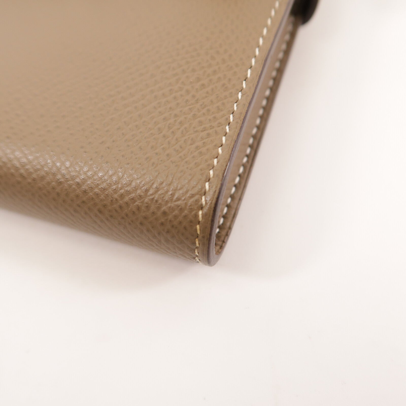 HERMES Epsom皮革Kelly Long Wallet長錢包Etoupe