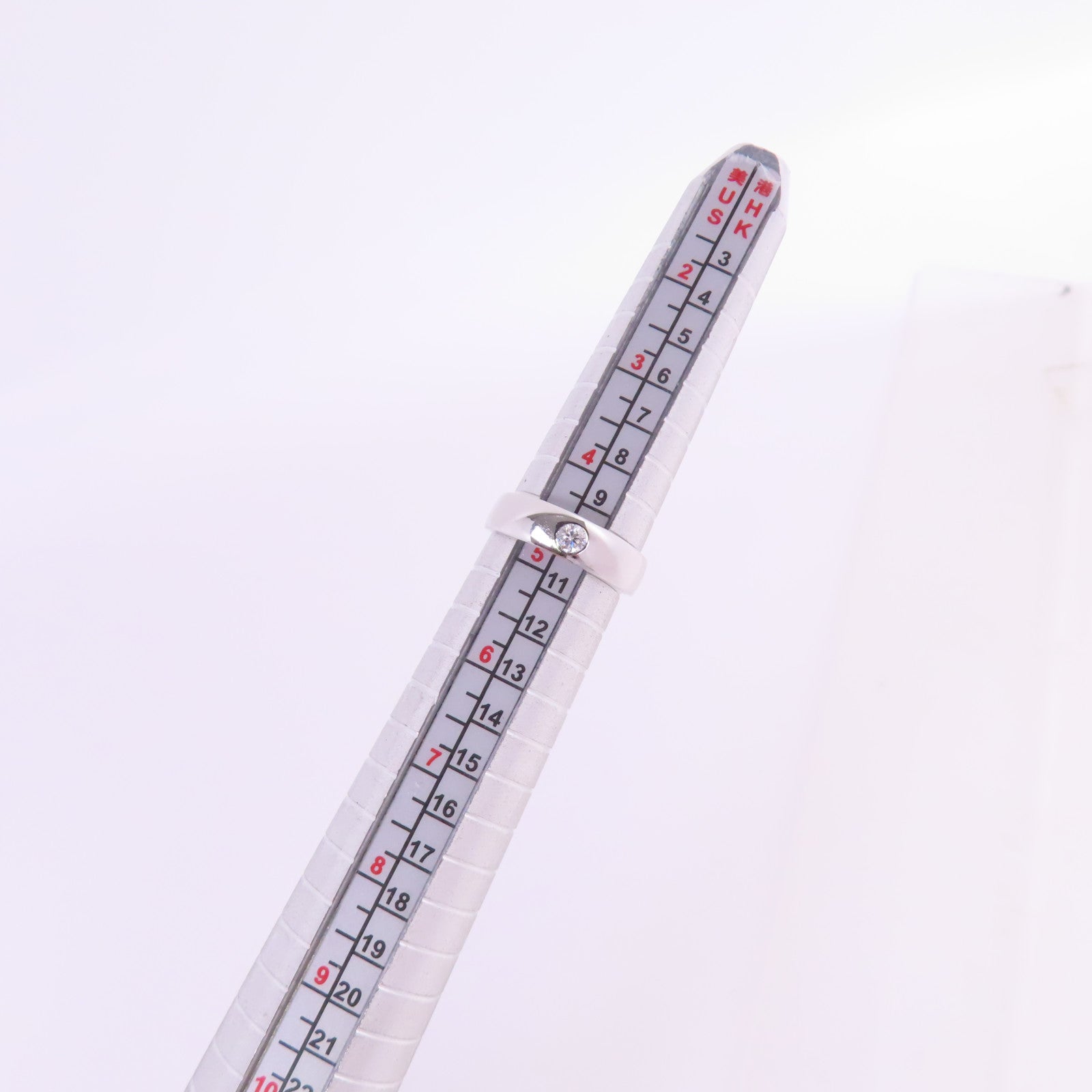 JEWELRY 【激減優惠】PT900鉑金/鑽石Diamond Ring戒指US#4.75