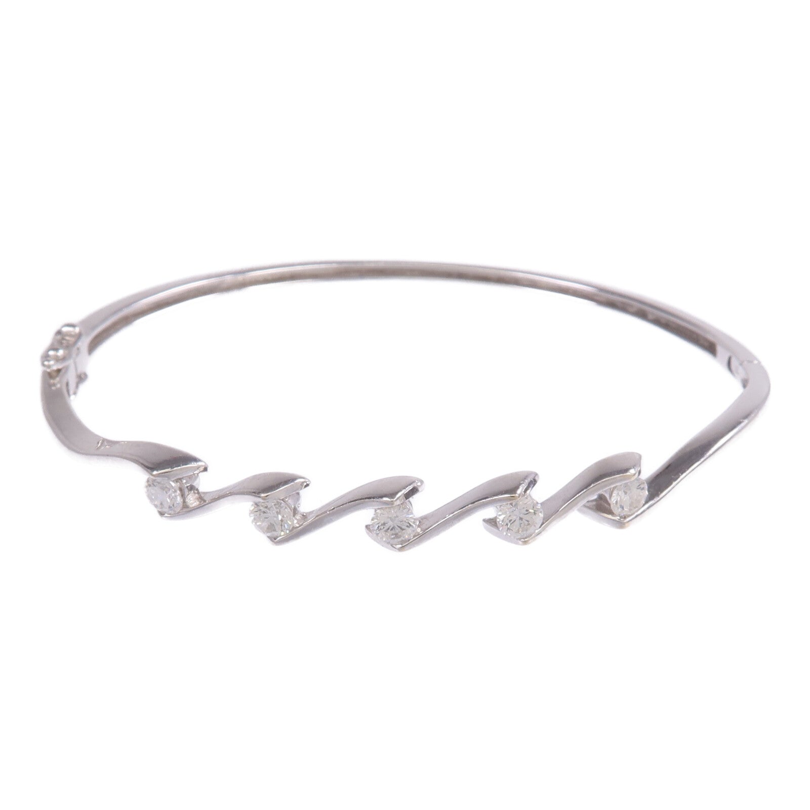 JEWELRY 【激減優惠】18K白金Diamond Bangle/Bracelet鑽石手鐲