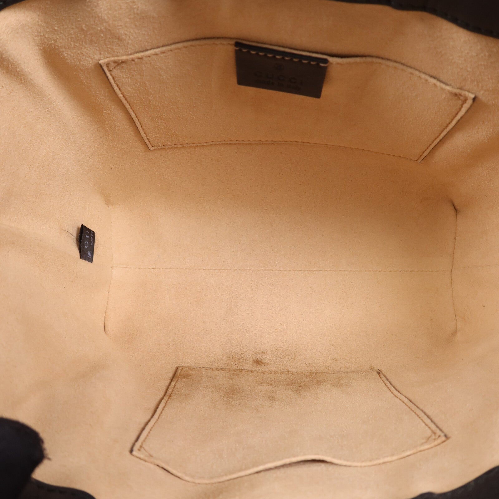 GUCCI 麂皮皮革Chain Shoulder Bag金扣手挽肩背兩用袋