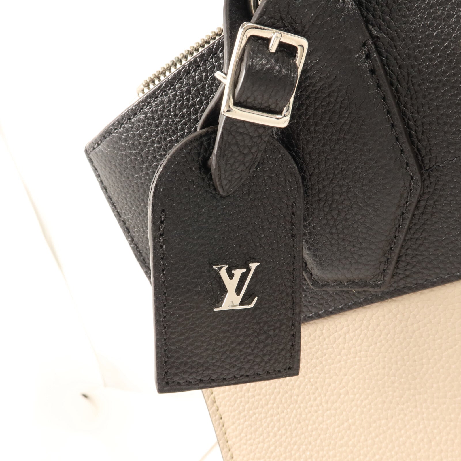 LOUIS VUITTON Taurillon City Steamer MM手挽肩背兩用袋