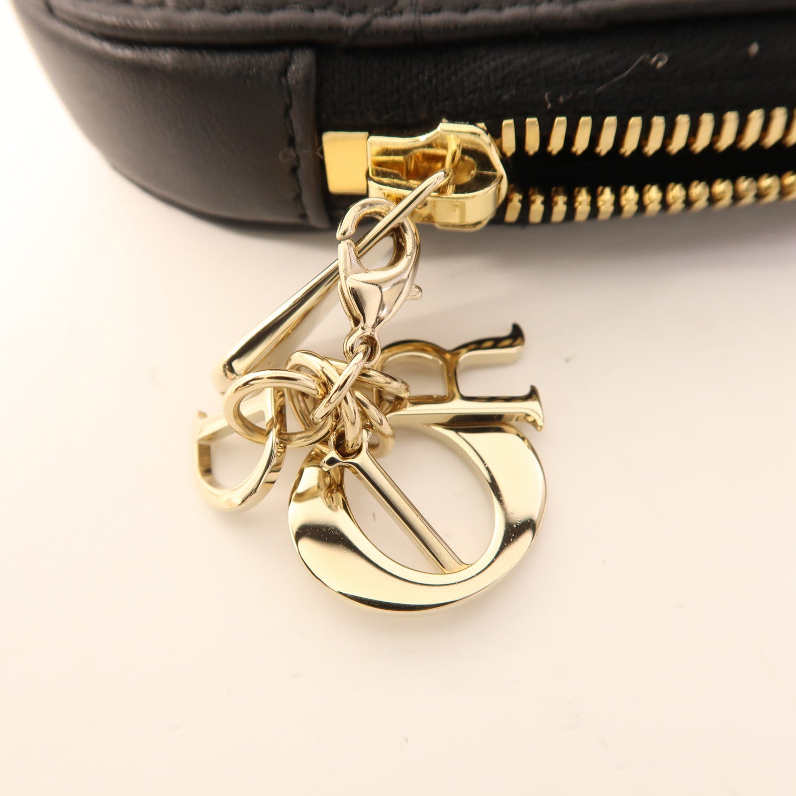 Dior 羊皮皮革Phone Holder金扣鏈帶手機袋