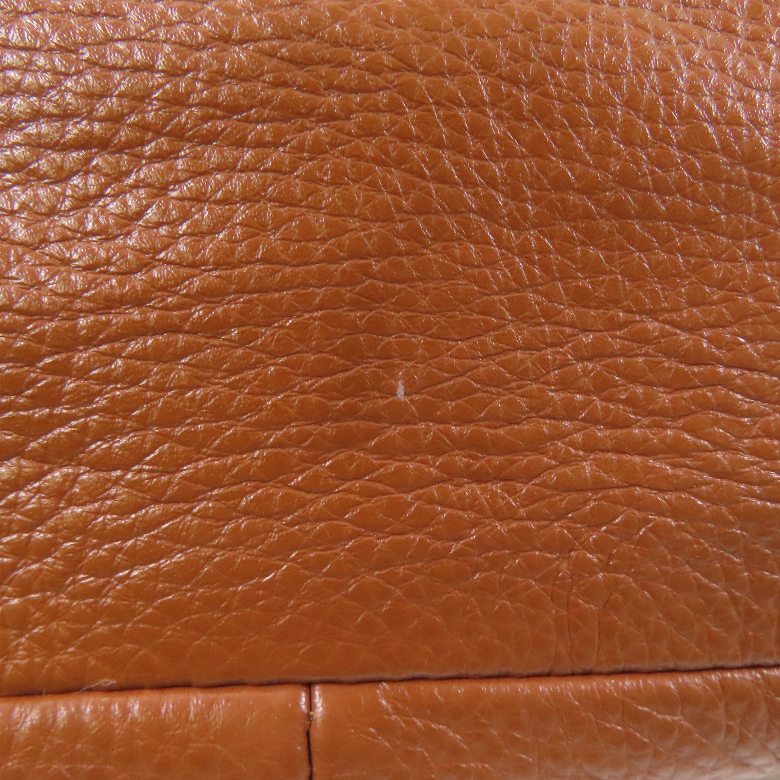 COACH 牛皮皮革Shoulder Bag金扣肩背袋棕色