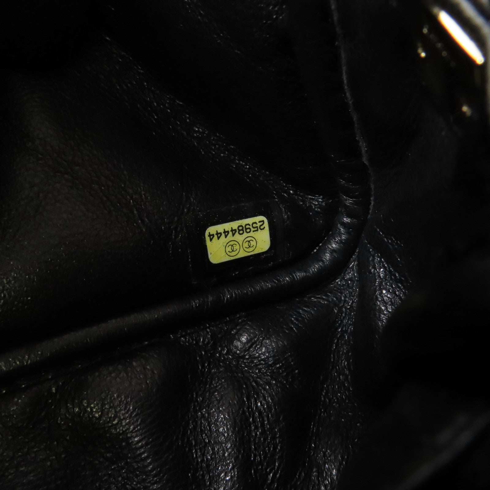 CHANEL 羊皮皮革Chain Shoulder金扣鏈帶肩背袋