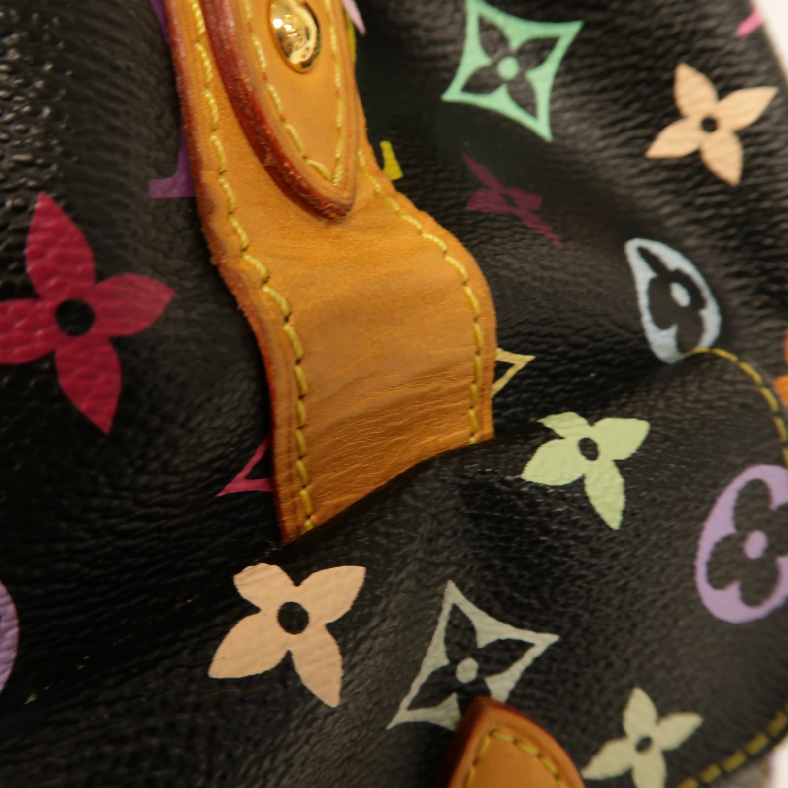 LOUIS VUITTON 【激減優惠】Monogram Multicolore Noe Shoulder Bag金扣肩背袋黑色/彩色
