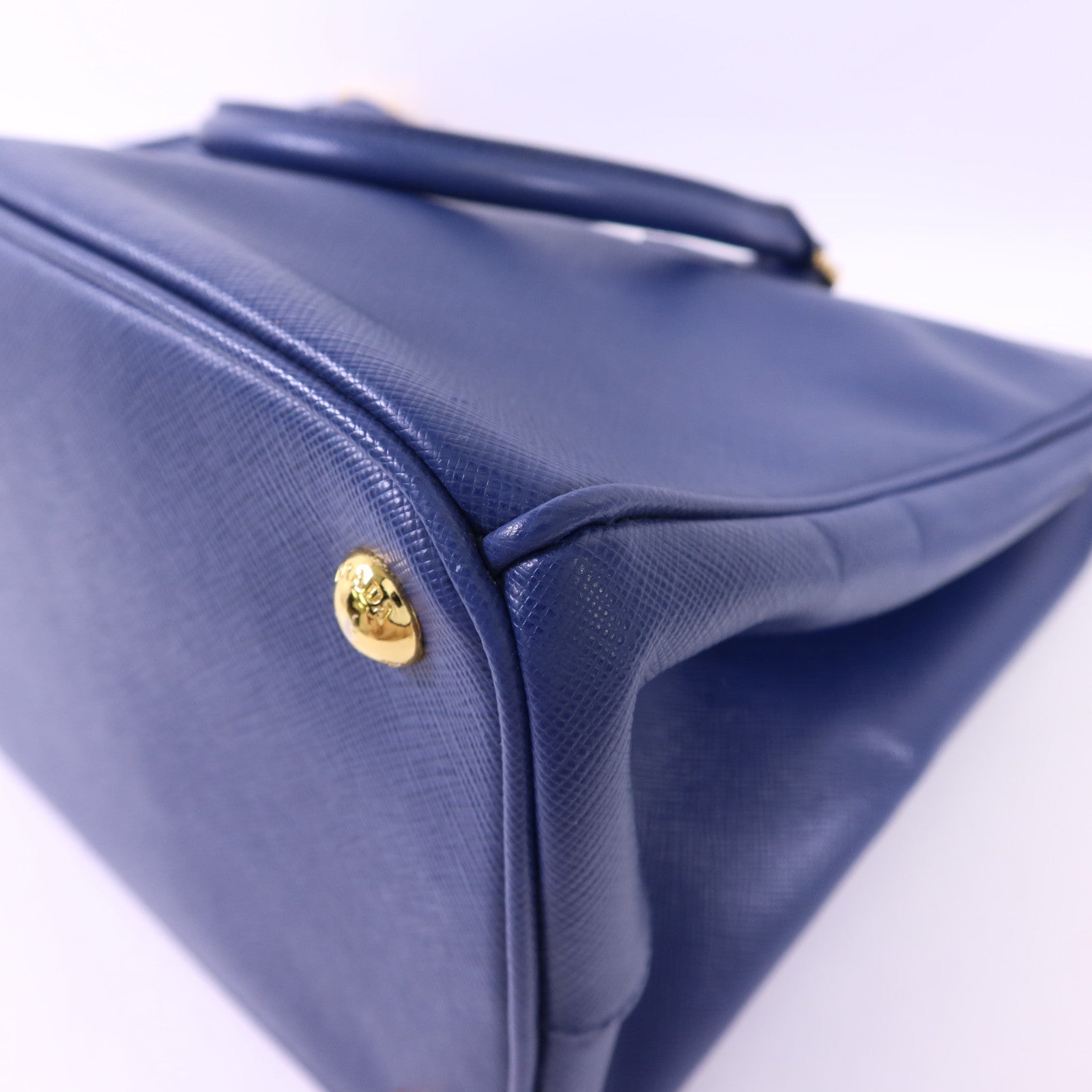 PRADA Saffiano皮革2 Way Shoulder Bag金扣手挽肩背兩用袋