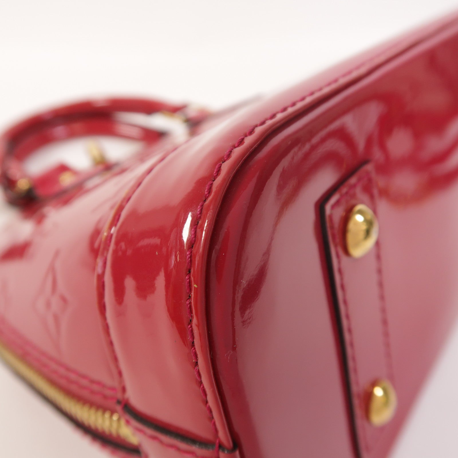 LOUIS VUITTON Monogram Vernis Alma BB手挽肩背兩用袋