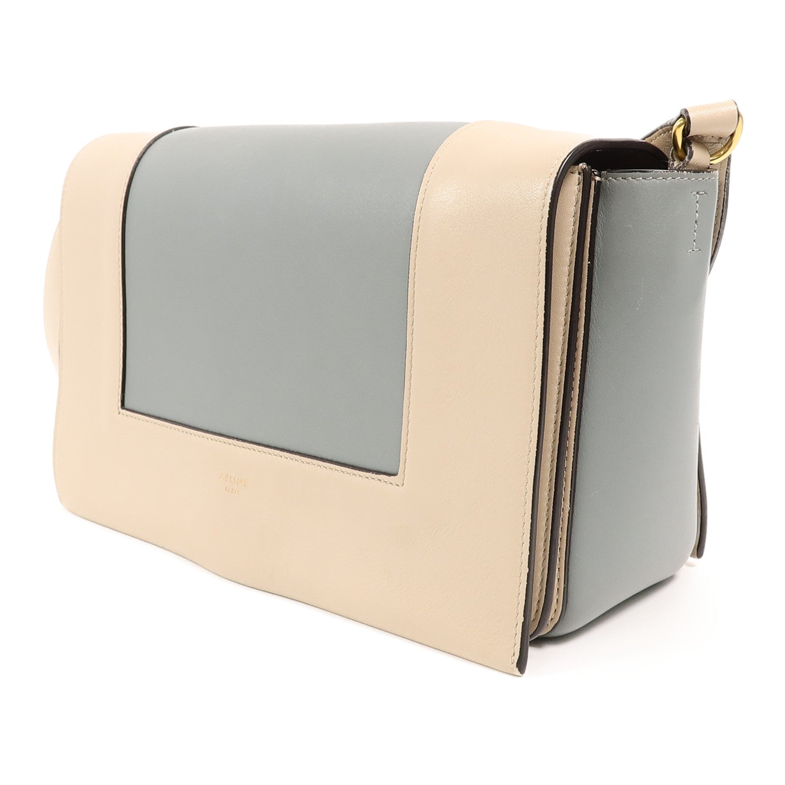 CELINE 牛皮皮革Frame Medium肩背袋