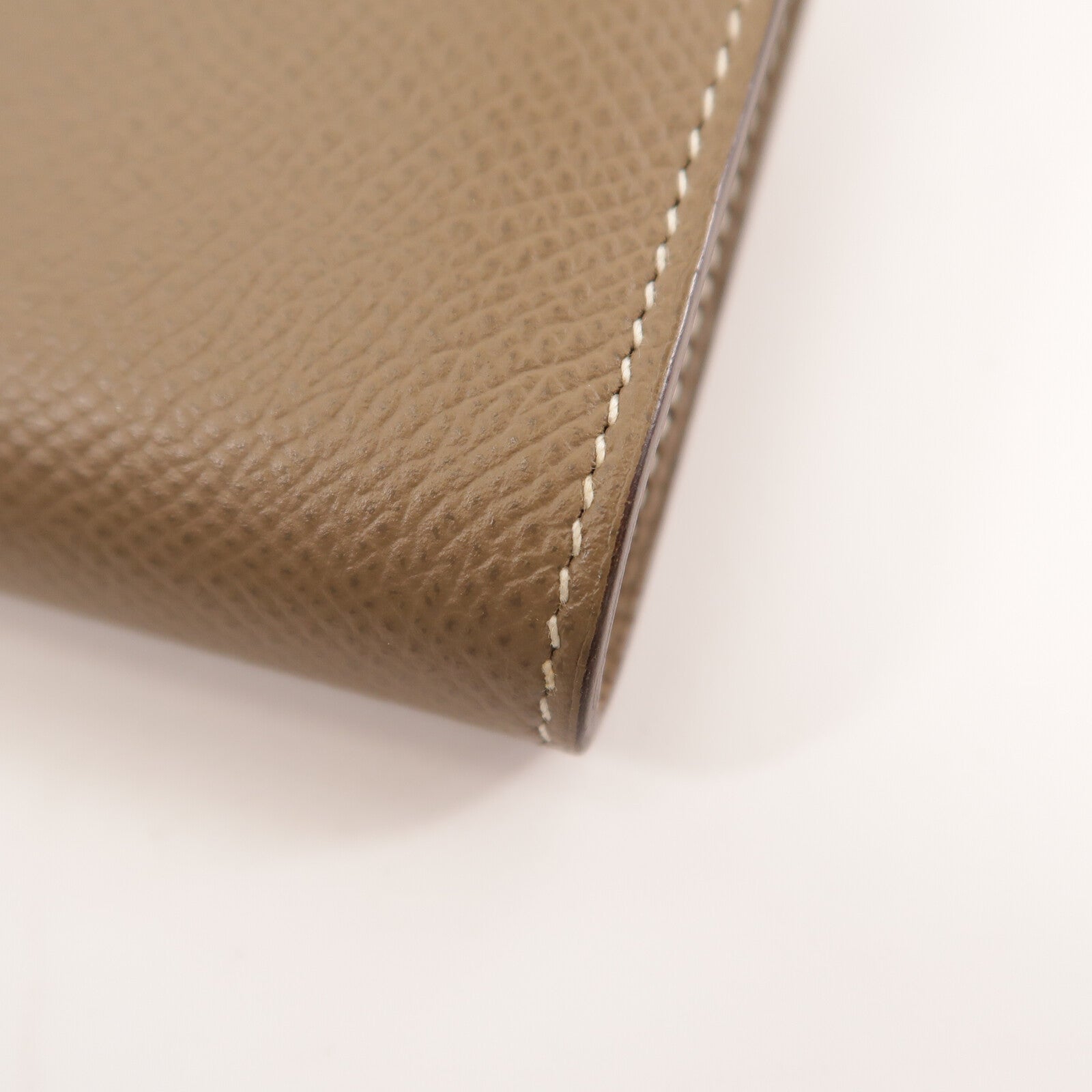 HERMES Epsom皮革Kelly Long Wallet長錢包Etoupe