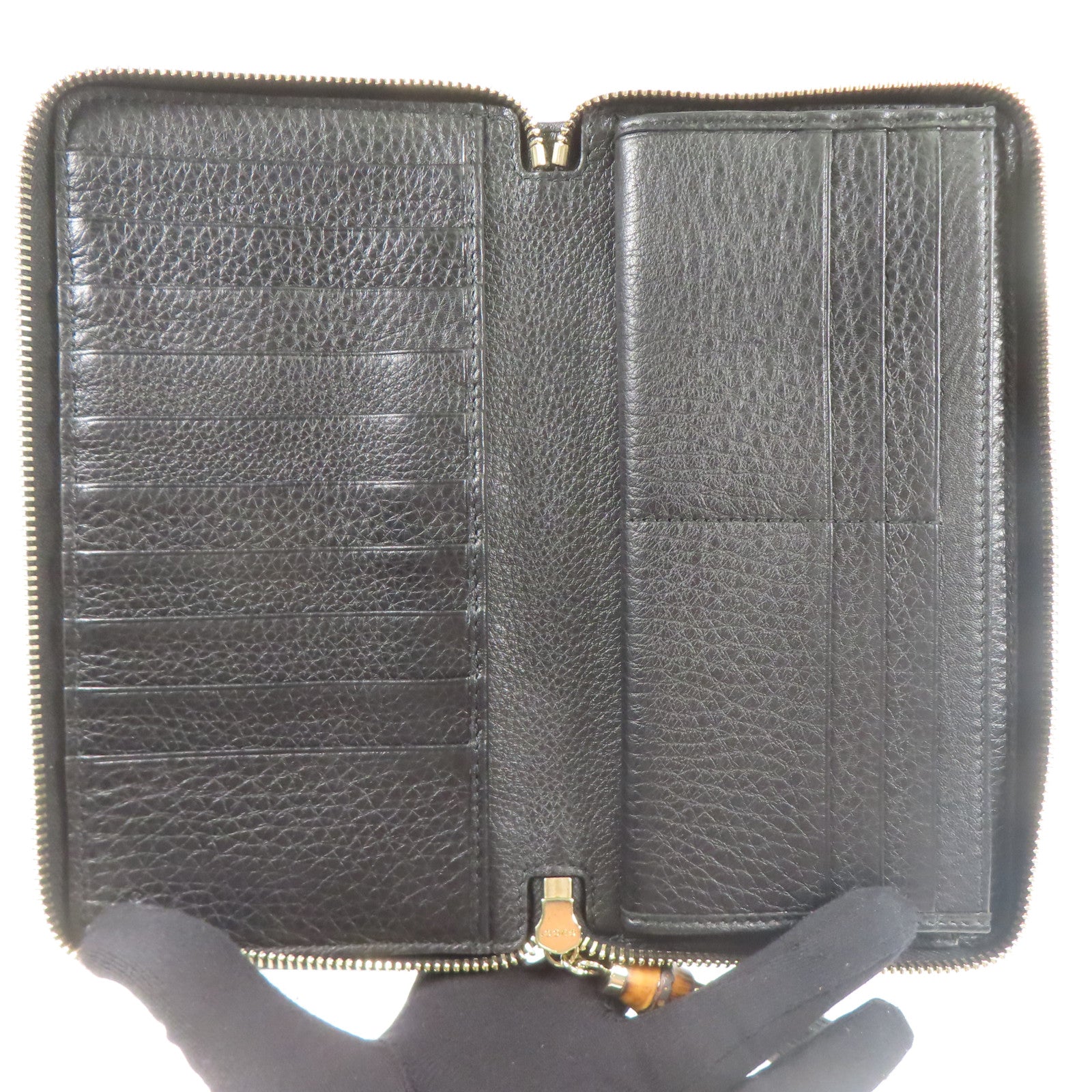 GUCCI 牛皮皮革Wallet金扣錢包