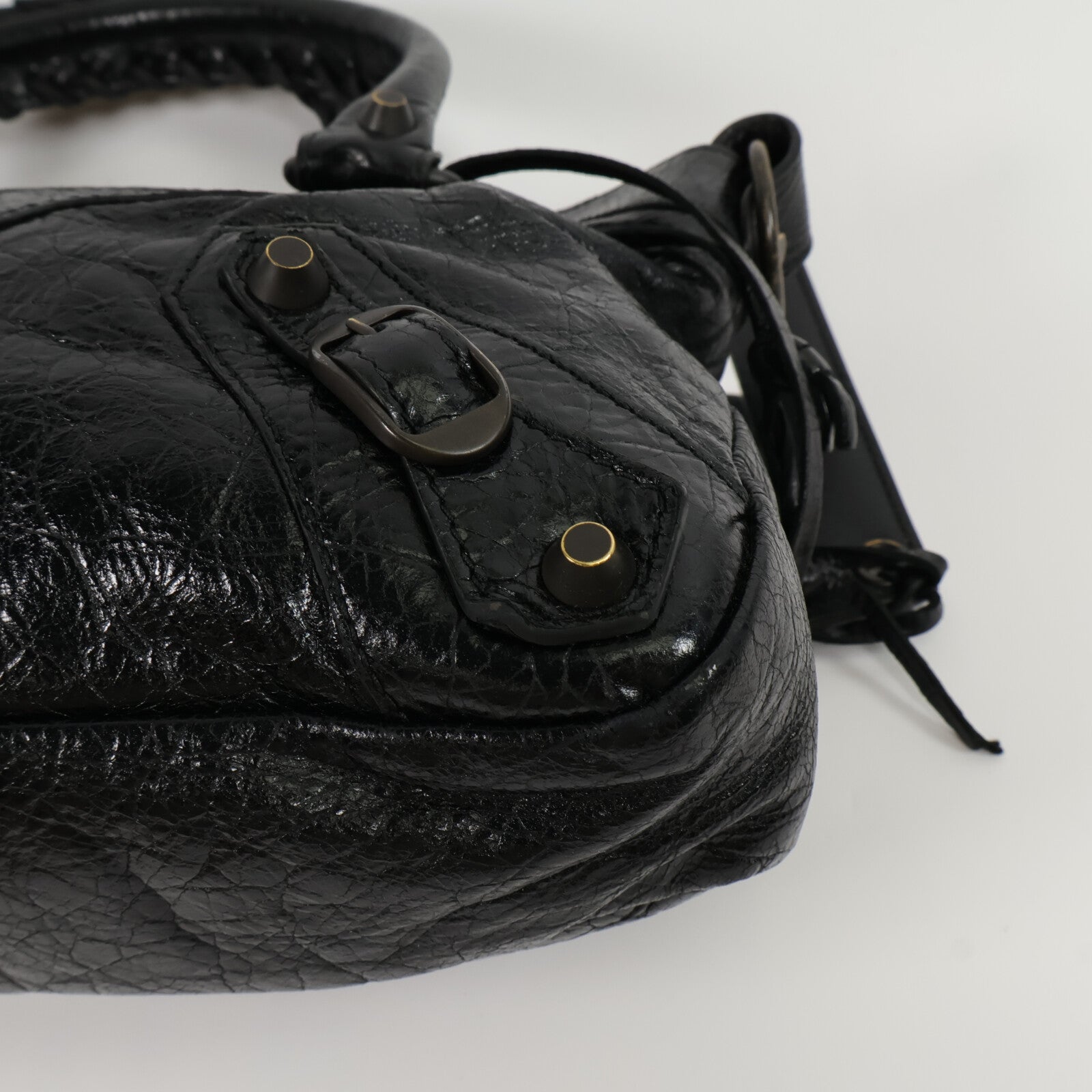 BALENCIAGA 羊皮皮革Le City First手挽肩背兩用袋