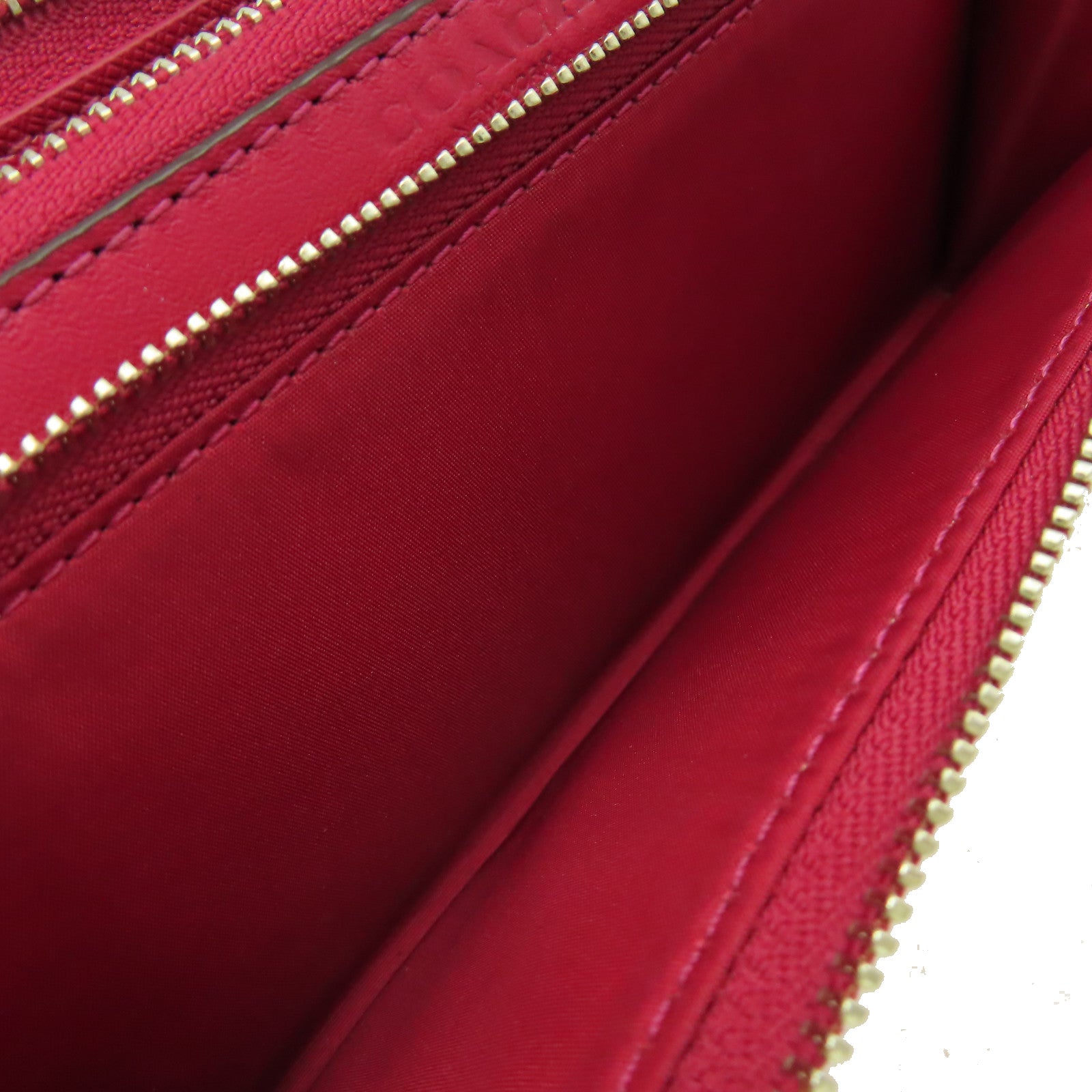 COACH 【激減優惠】牛皮皮革Zipper Long Wallet拉鏈長錢包酒紅色