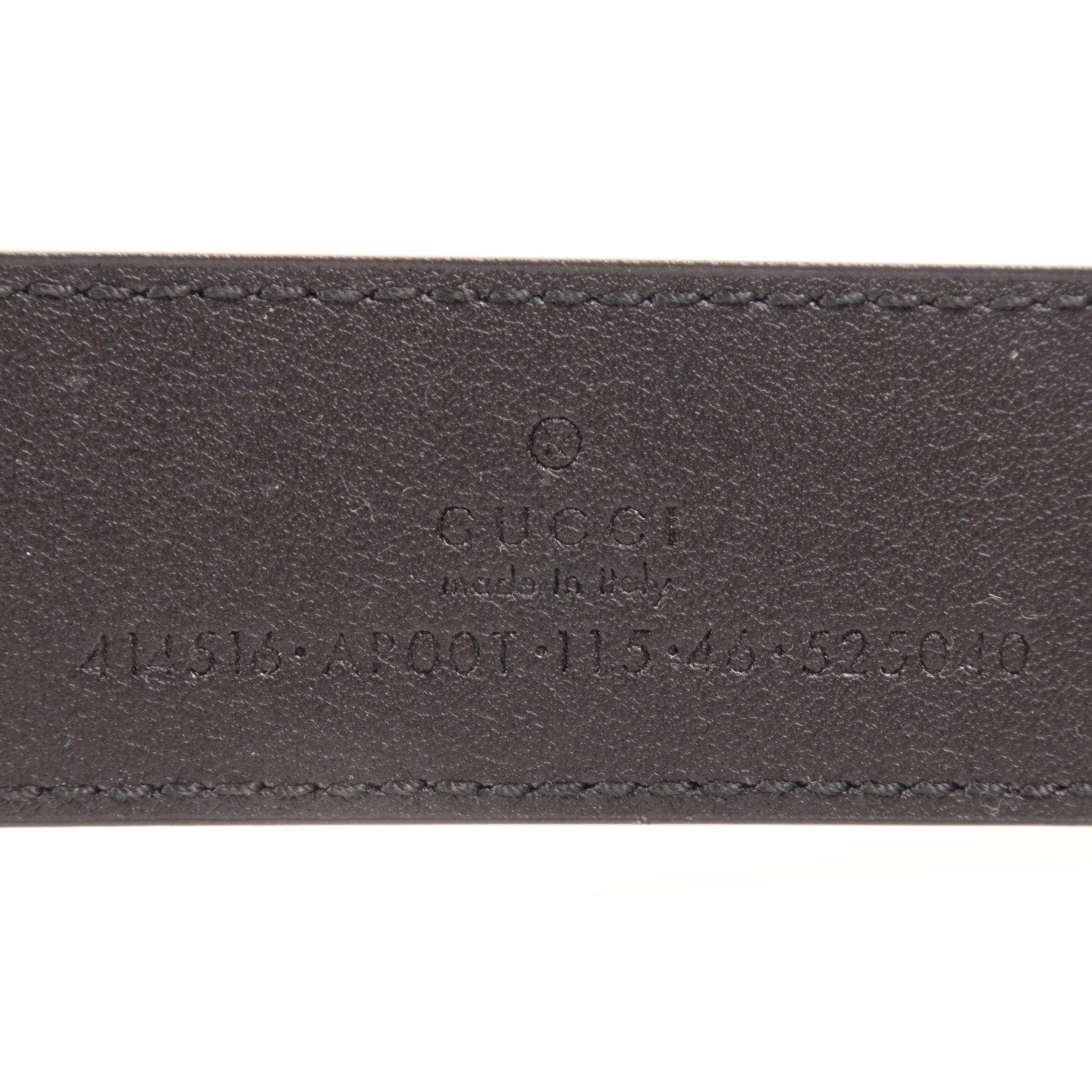 GUCCI 牛皮皮革Belt金扣皮帶