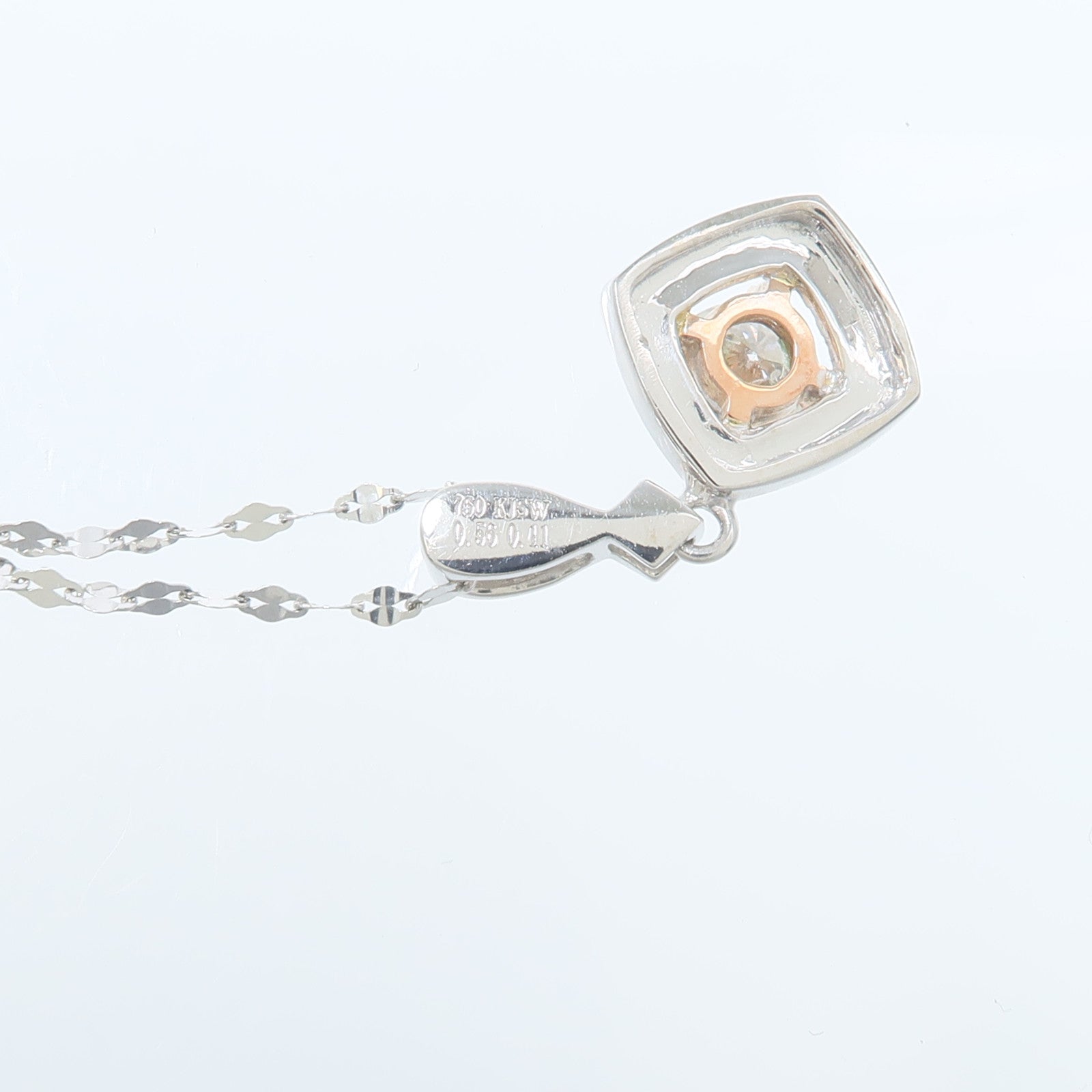 JEWELRY 18K玫瑰金/14K白金Diamond Necklace鑽石項鍊