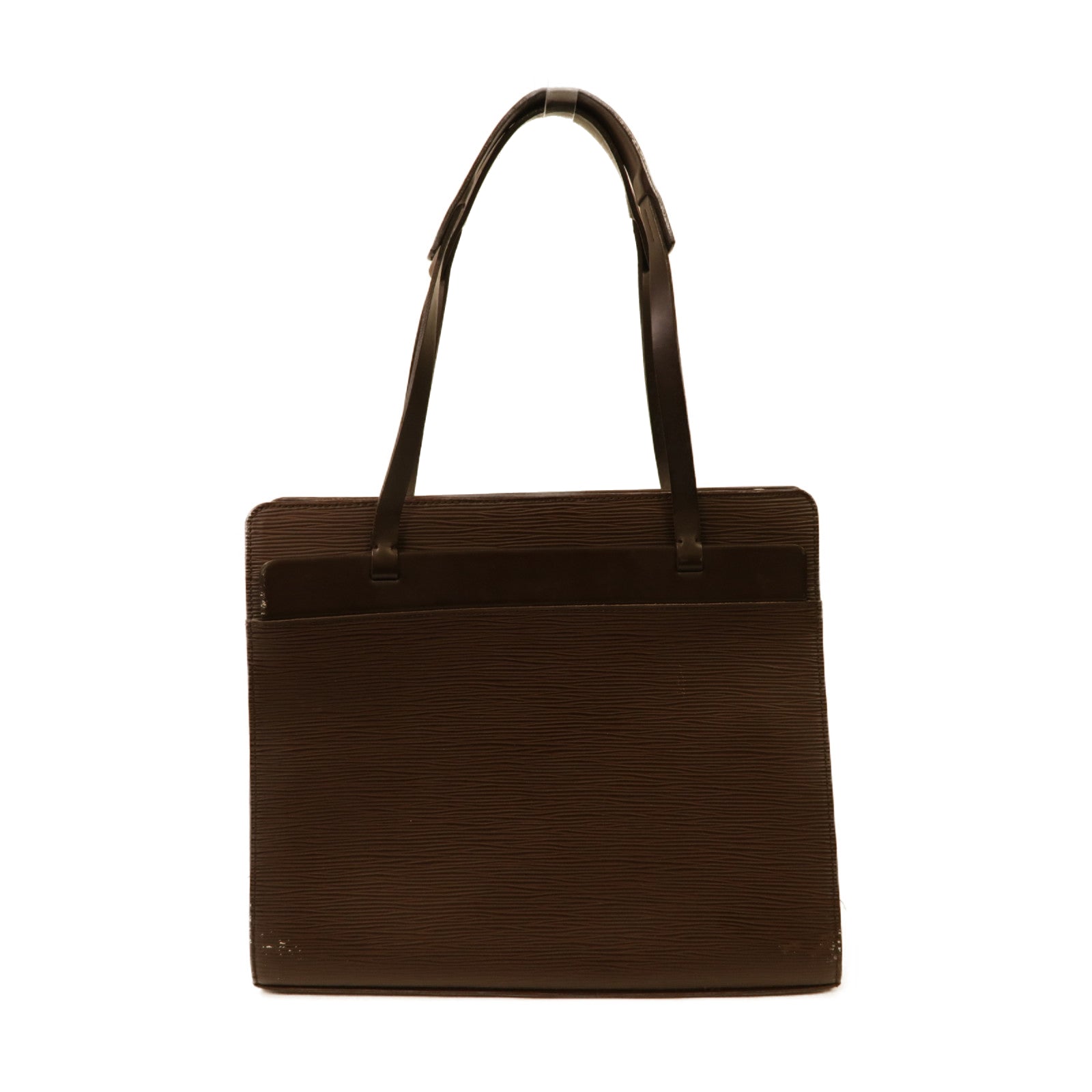 LOUIS VUITTON Epi Croisette PM銀扣肩背袋啡色