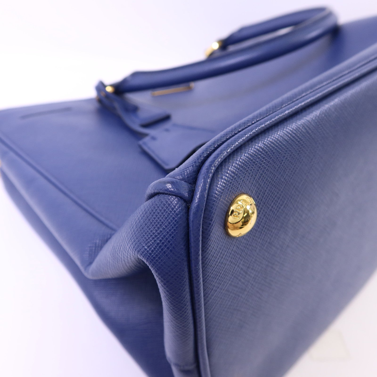 PRADA Saffiano皮革2 Way Shoulder Bag金扣手挽肩背兩用袋