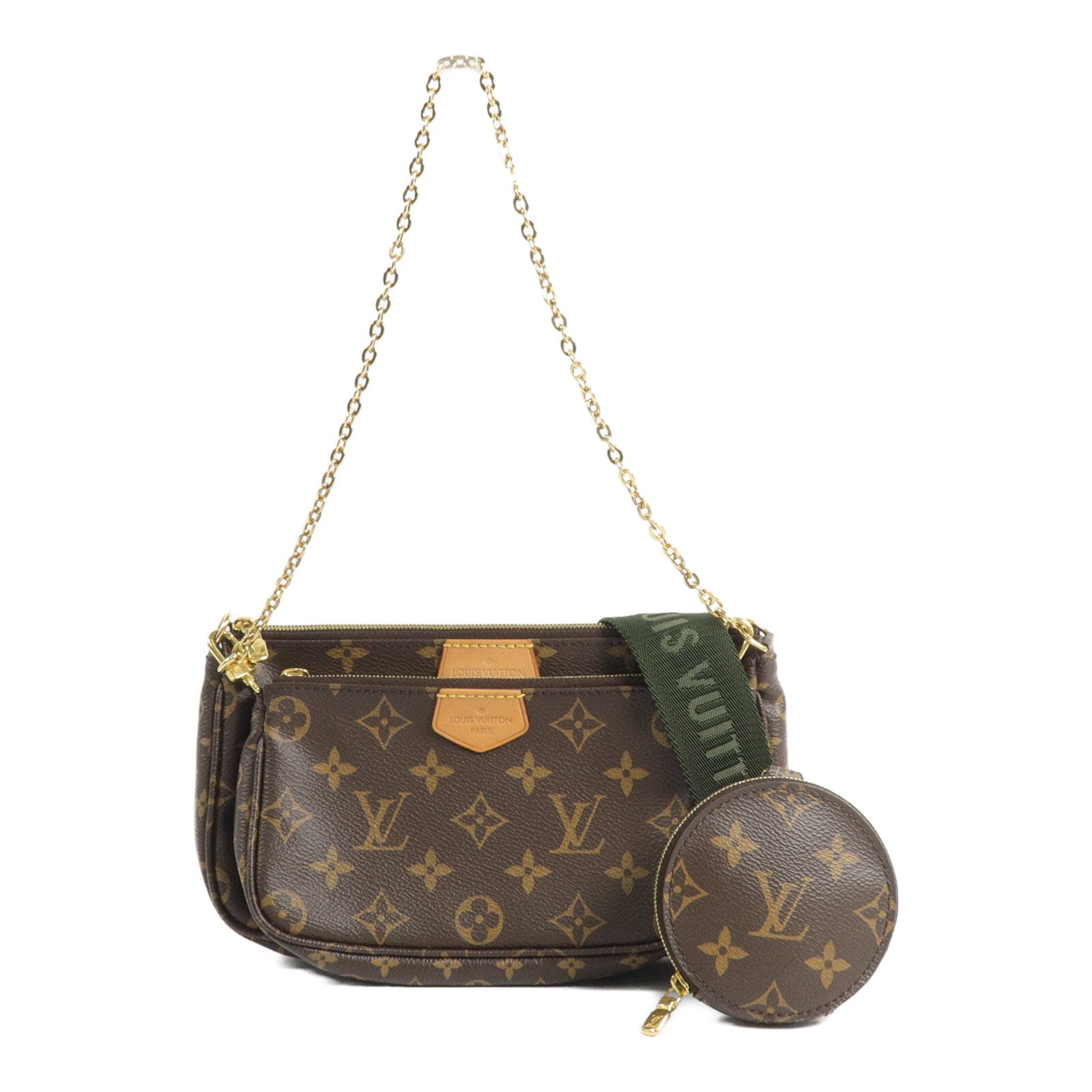 LOUIS VUITTON Monogram Multi Pochette Accessoires手挽肩背兩用袋