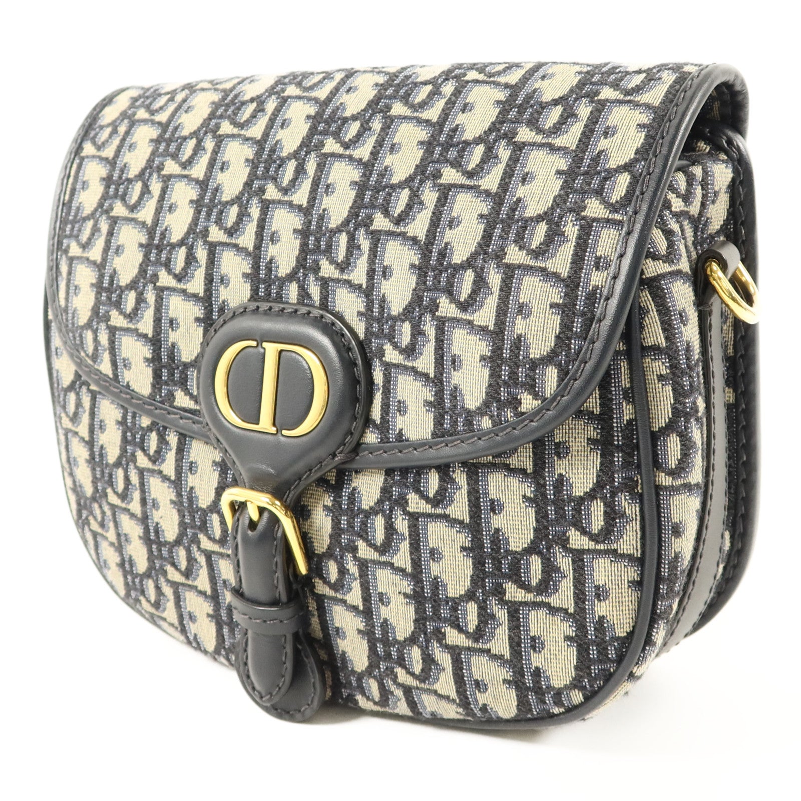 Dior 帆布Bobby金扣肩背袋