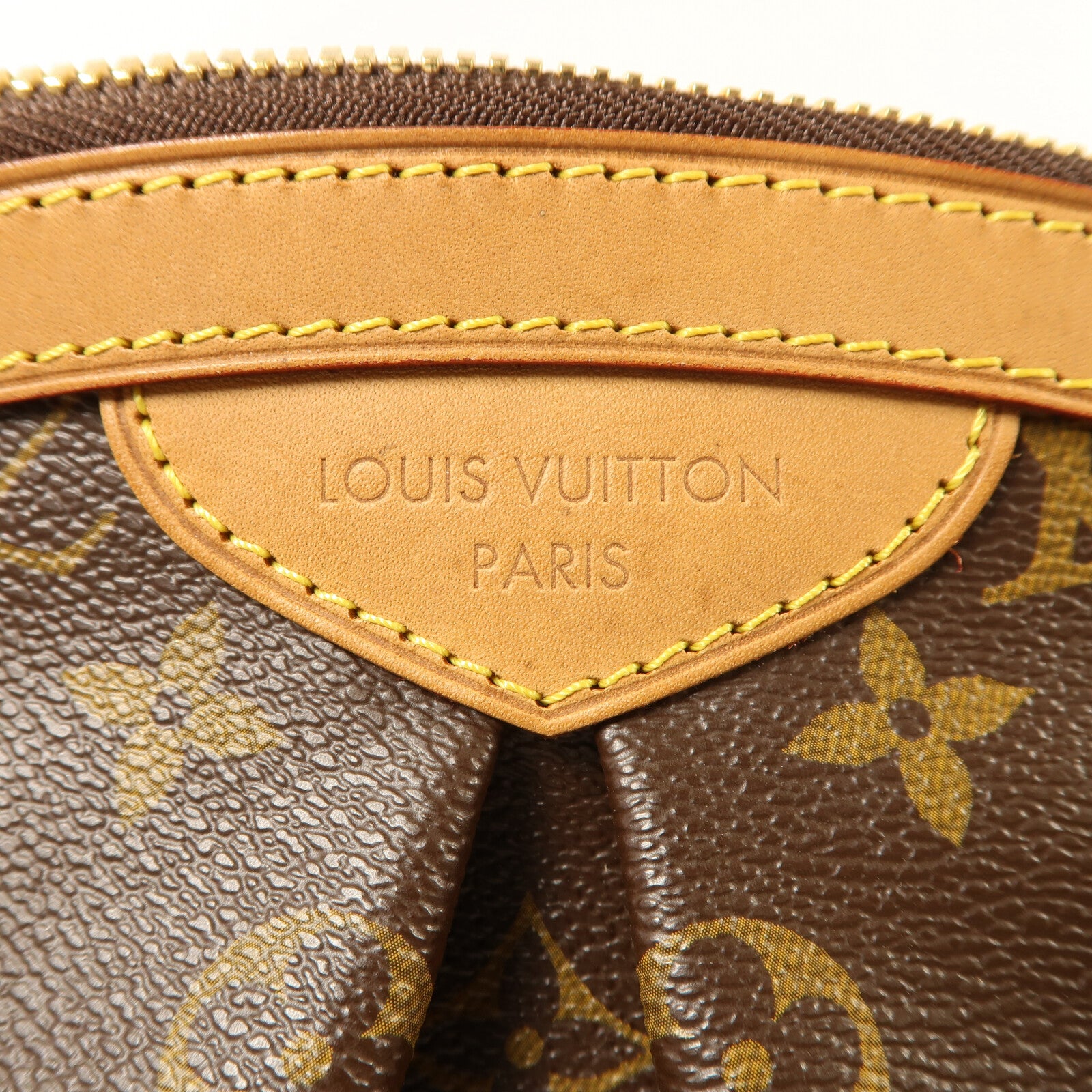 LOUIS VUITTON Monogram Tivoli PM金扣手挽袋
