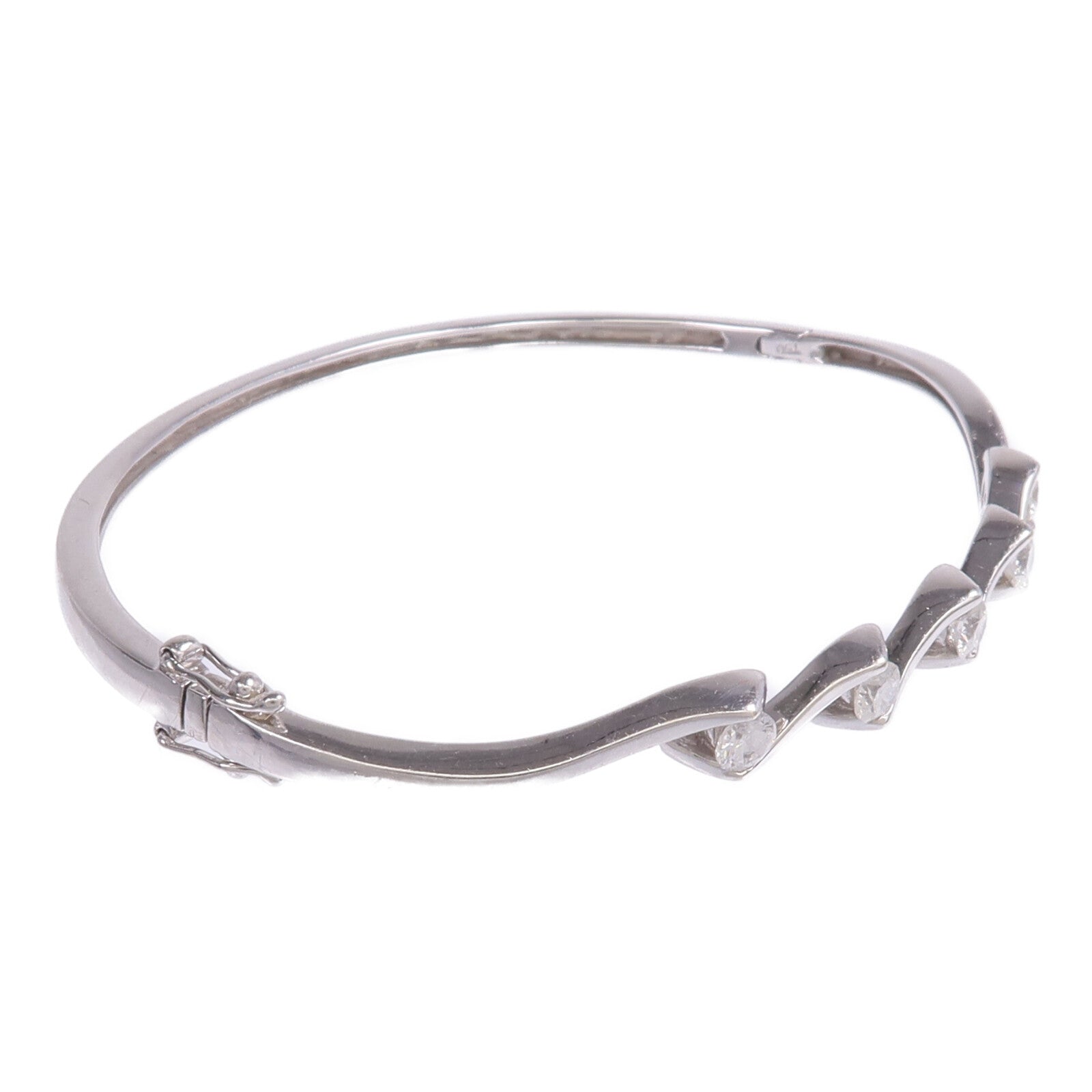 JEWELRY 【激減優惠】18K白金Diamond Bangle/Bracelet鑽石手鐲