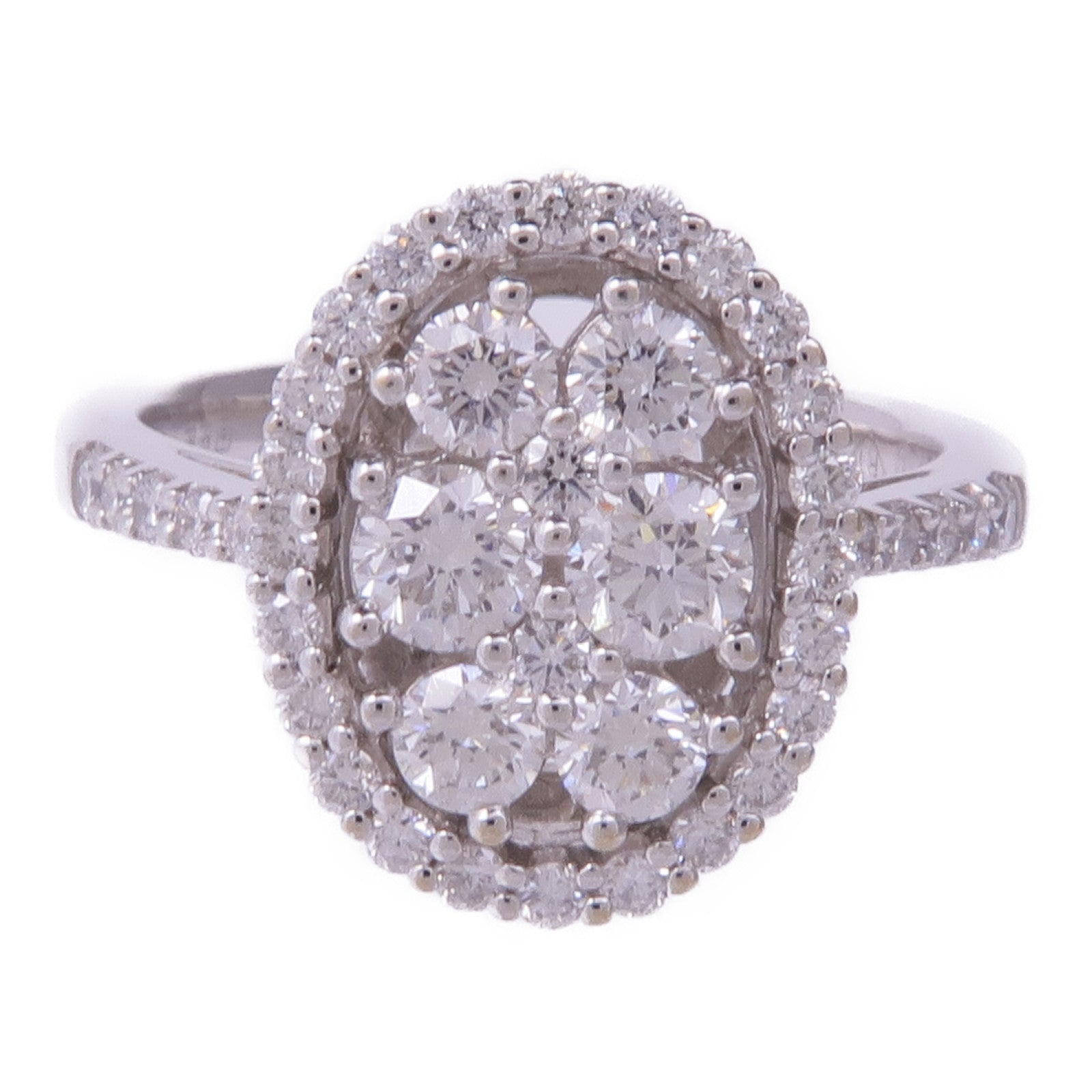 JEWELRY 【激減優惠】18K白金Diamond Ring鑽石戒指US#6.25