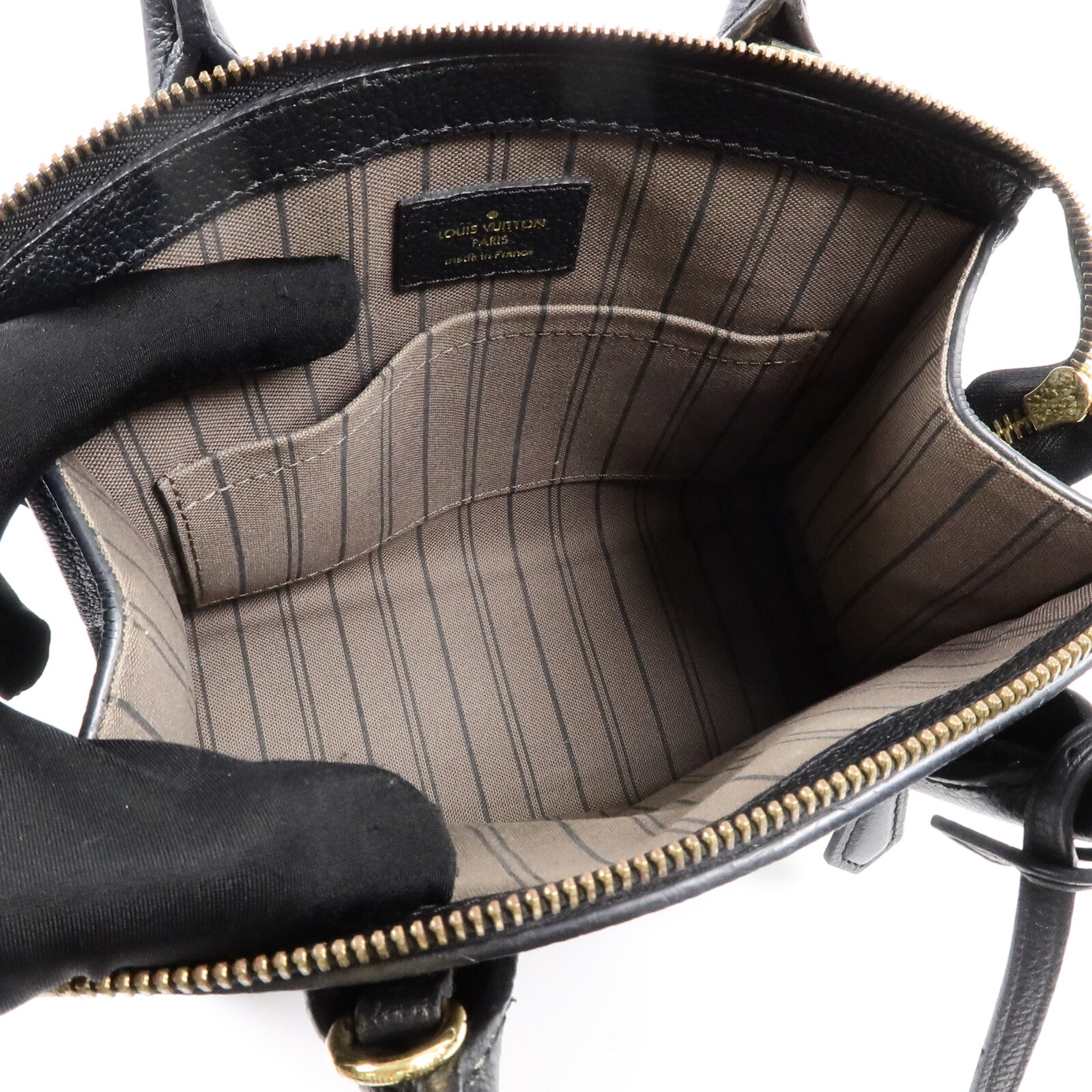 LOUIS VUITTON Monogram Empreinte Pont Neuf Mini金扣手挽肩背兩用袋