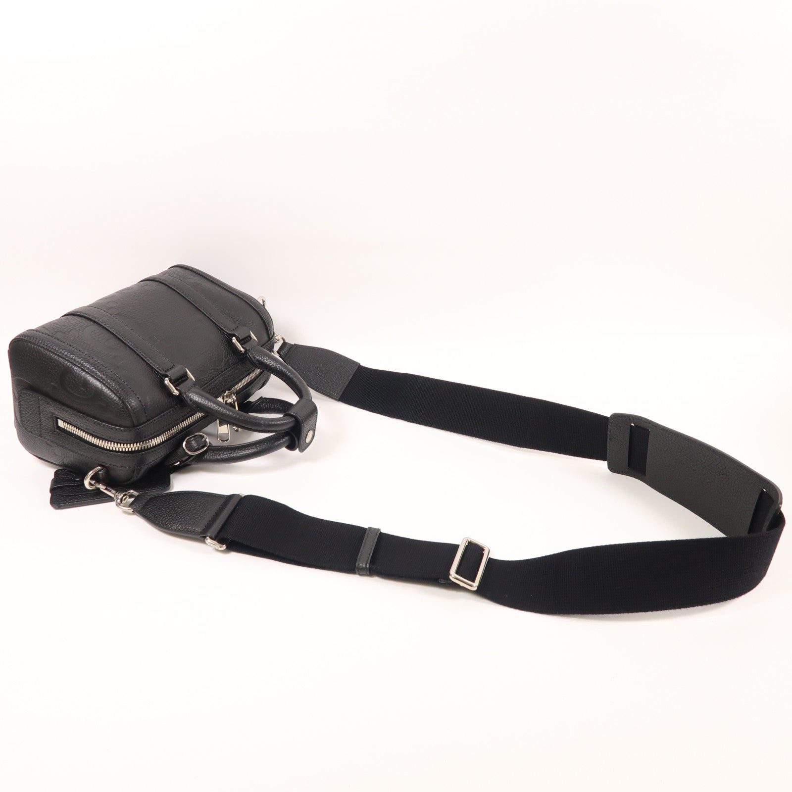 GUCCI 牛皮皮革Jumbo GG銀扣手挽肩背兩用袋