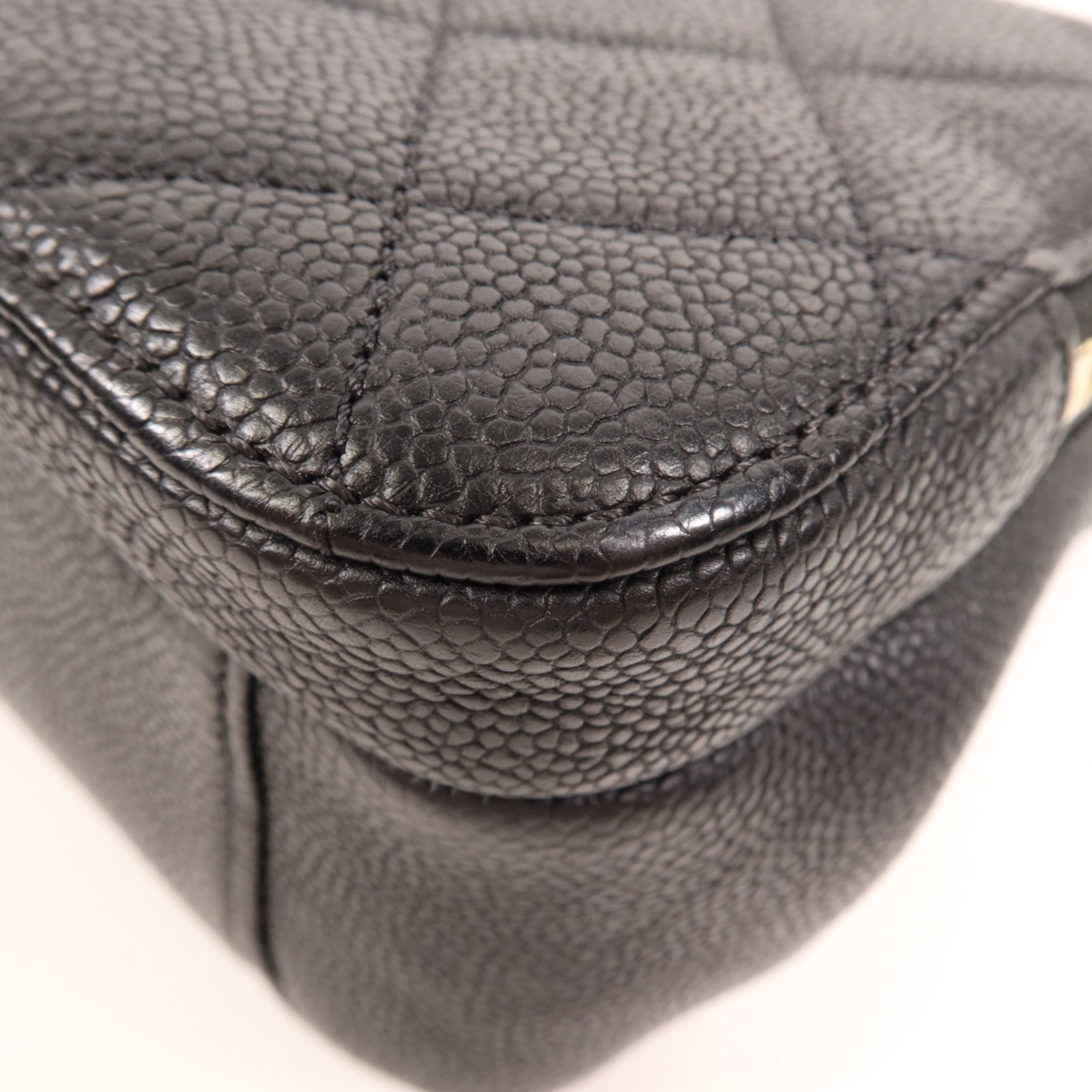 CHANEL 【激減優惠】牛皮皮革Chain Shoulder金扣鏈帶肩背袋