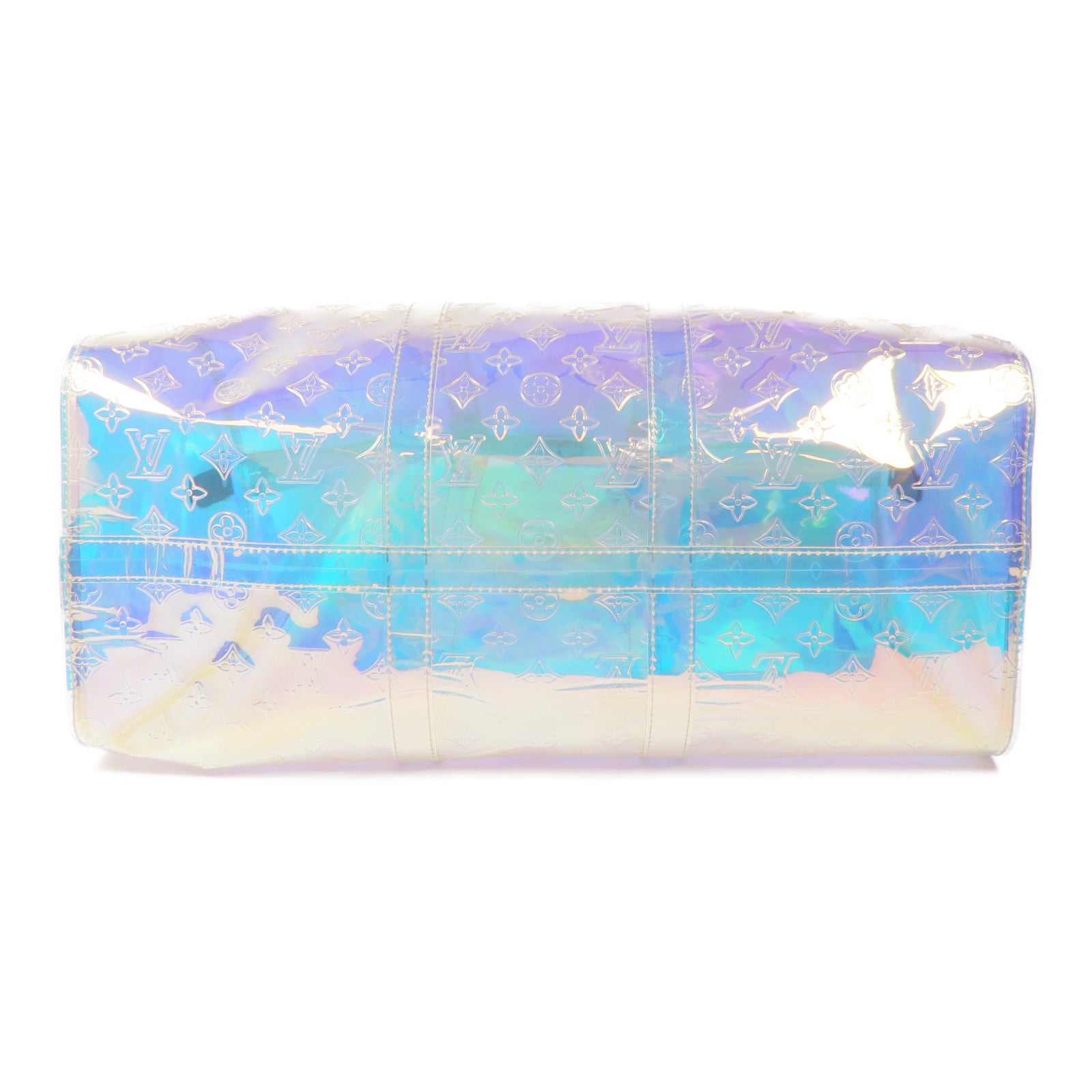 LOUIS VUITTON Monogram Prism Keepall Bandouliere 50手挽肩背兩用袋