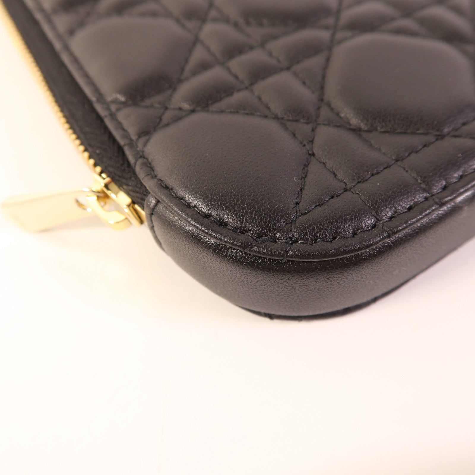 Dior 羊皮皮革Phone Holder金扣鏈帶手機袋